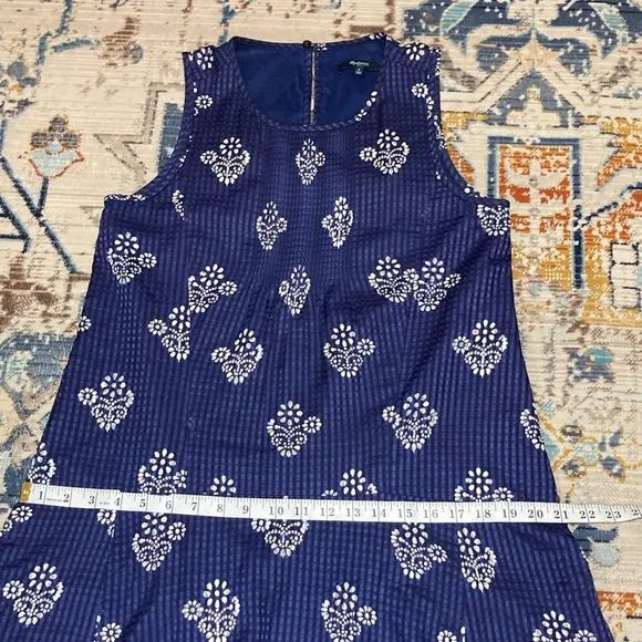 🐲💙 Madewell Silk Blend Floral Print Dress