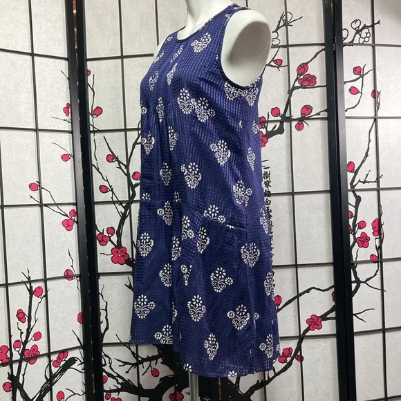 🐲💙 Madewell Silk Blend Floral Print Dress