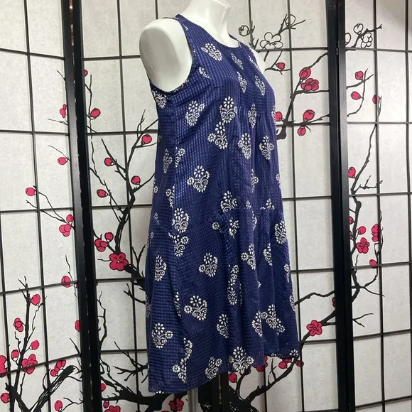 🐲💙 Madewell Silk Blend Floral Print Dress