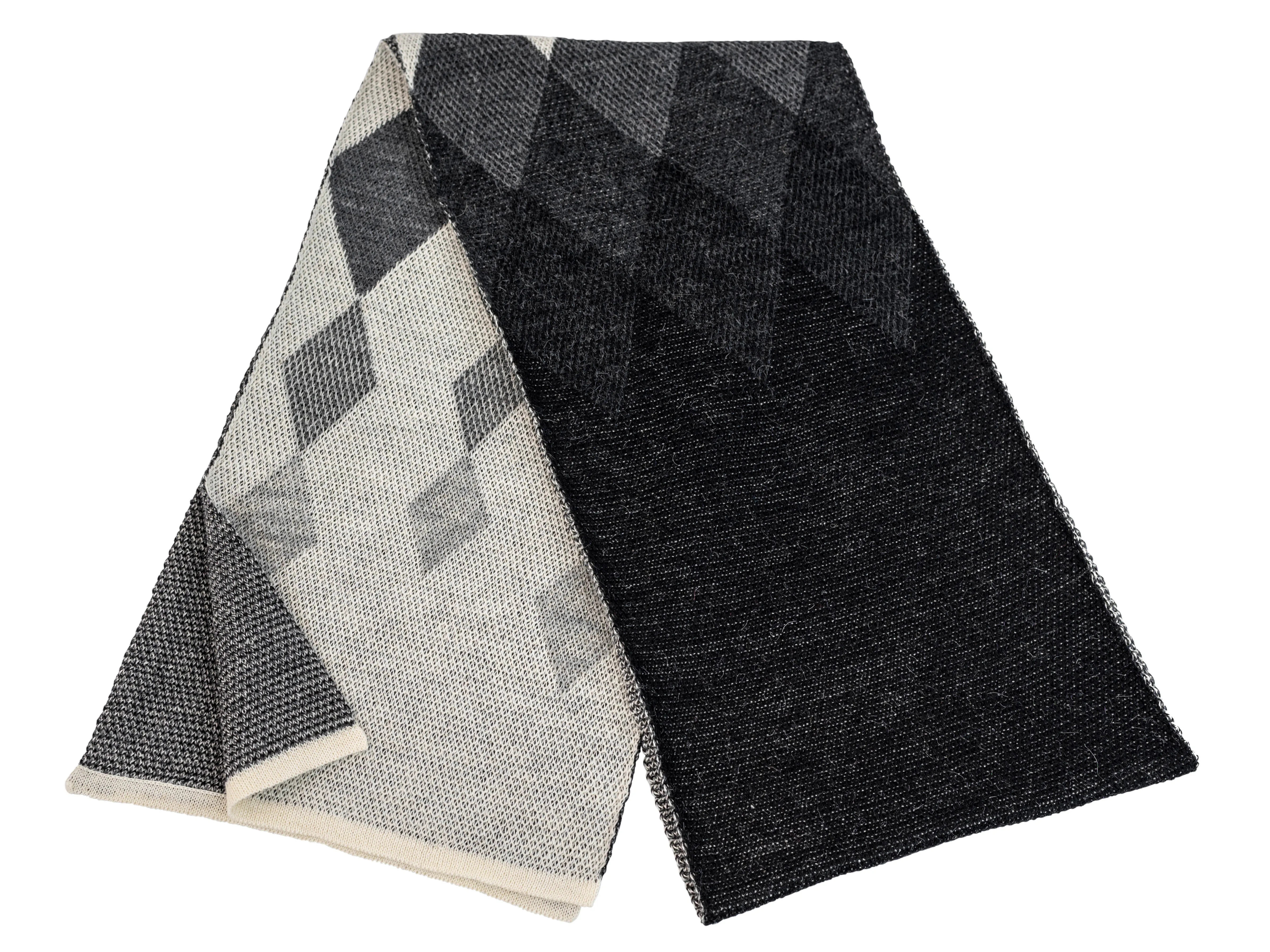 100% Alpaca Wool Cocos Pattern Scarf