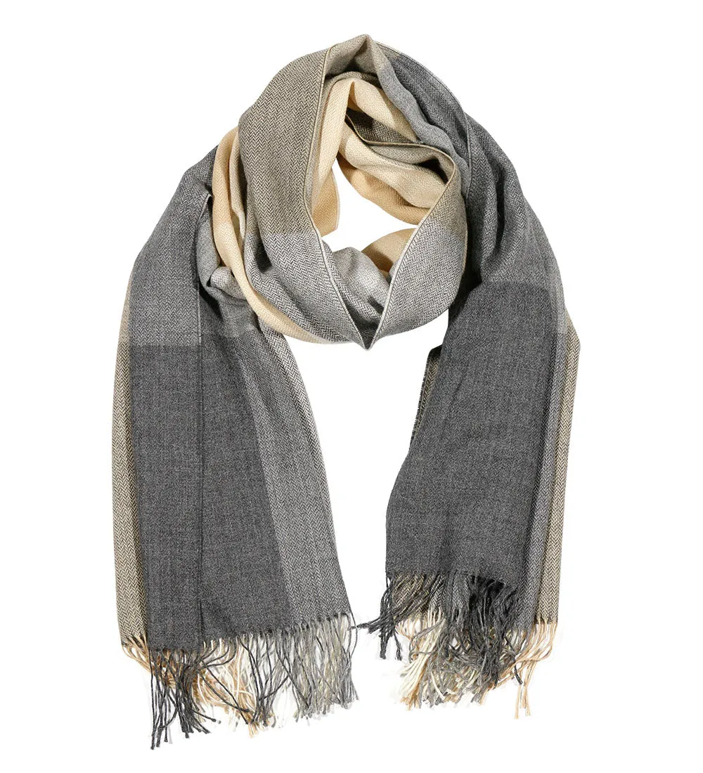 100% Baby Alpaca Wool Woven Shawl Wrap For Women Heavenly Soft And Warm Squares Design