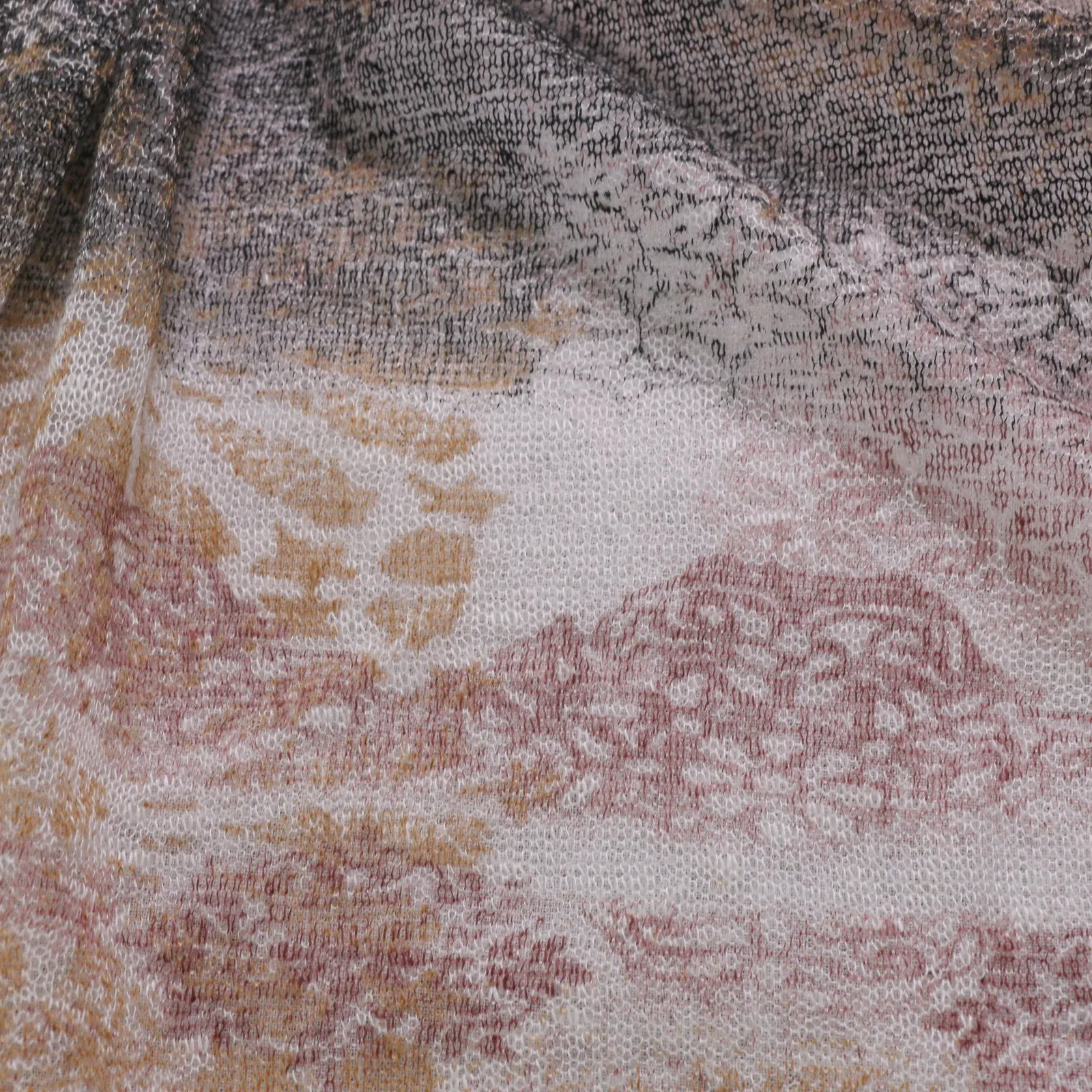 100% Linen Jersey Fabric - Off-white