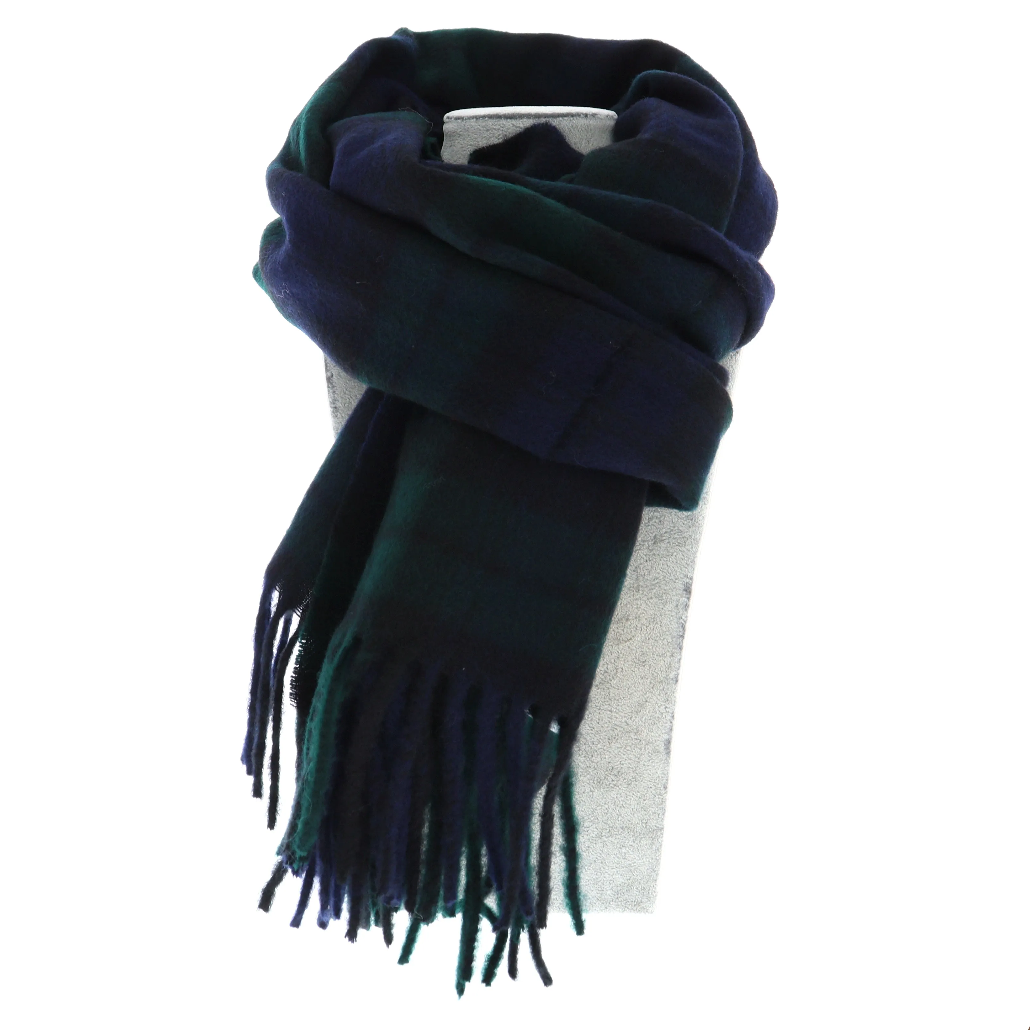 100% Wool Scarf (Black Watch Tartan)