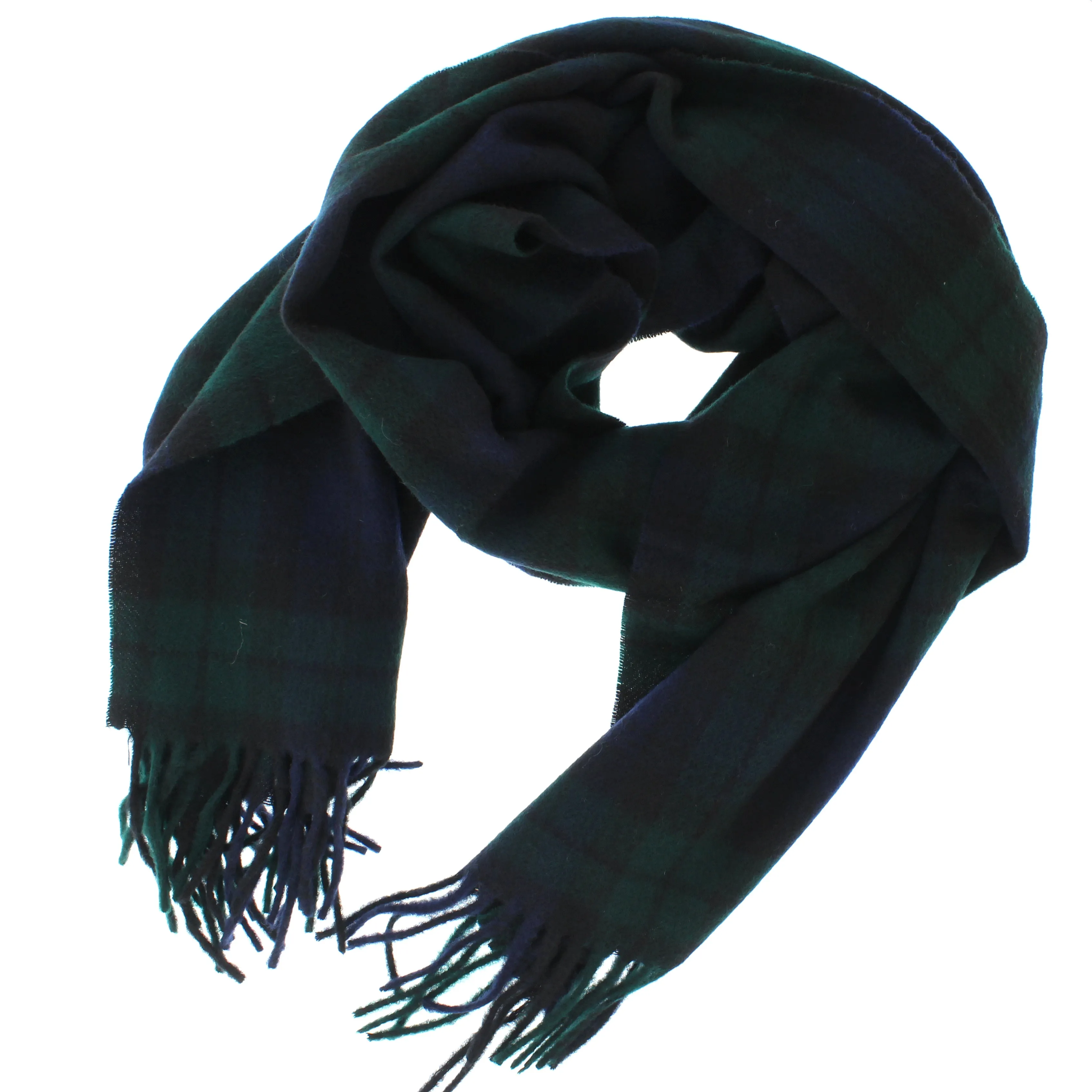 100% Wool Scarf (Black Watch Tartan)