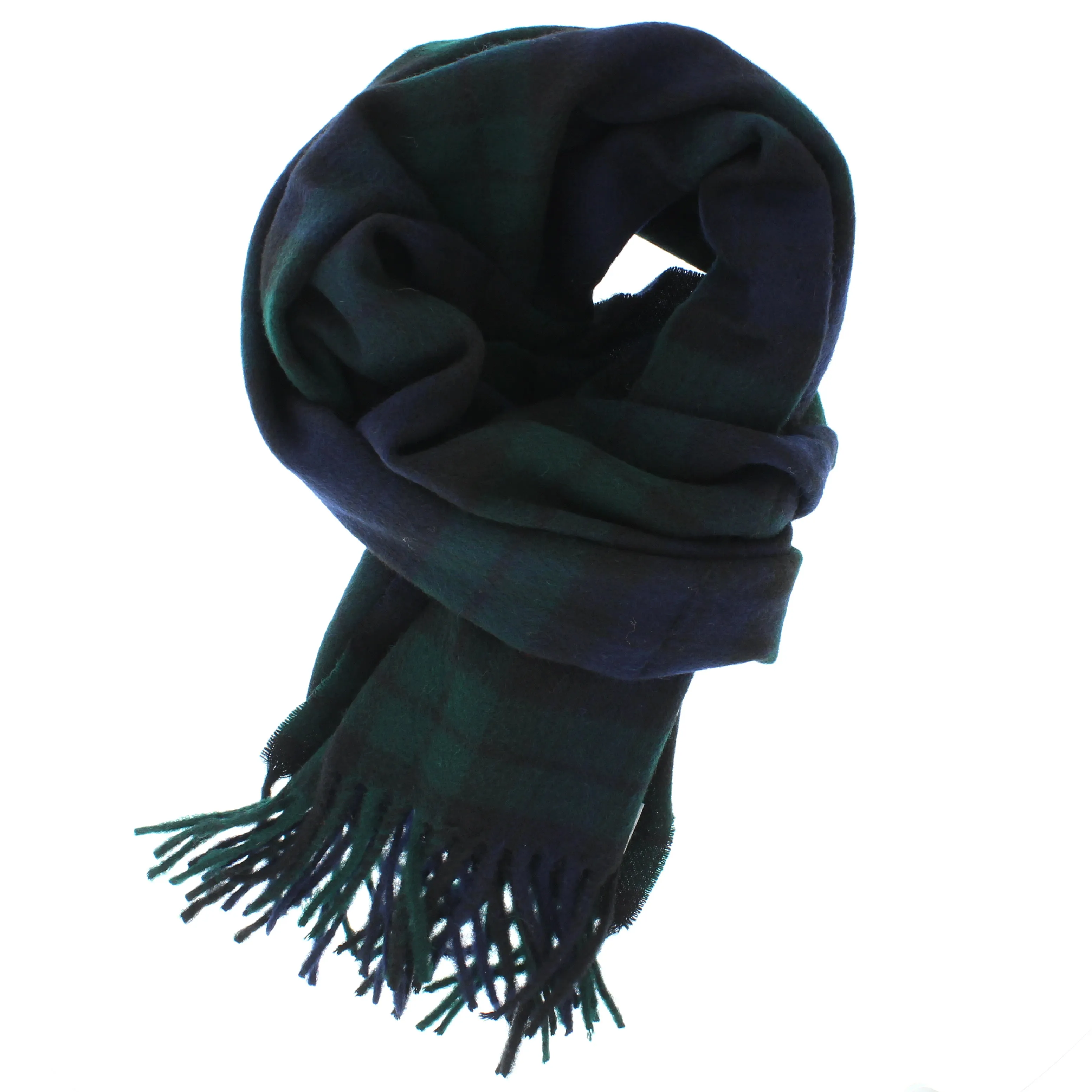 100% Wool Scarf (Black Watch Tartan)