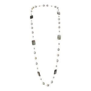 121-01-S | SILVER GEOMETRIC NECKLACE