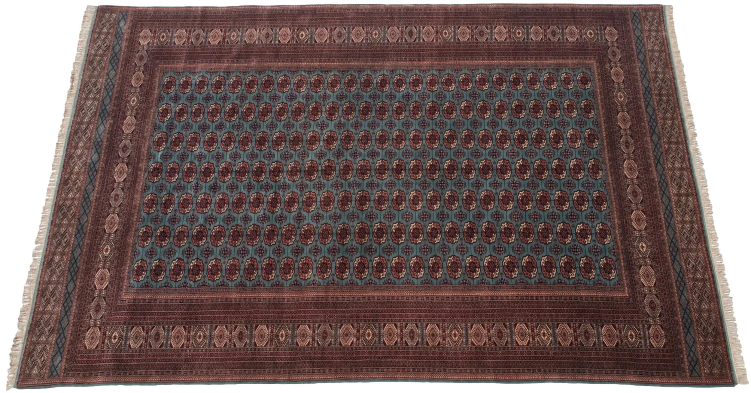 12x17.5 Vintage Fine Bokhara Carpet