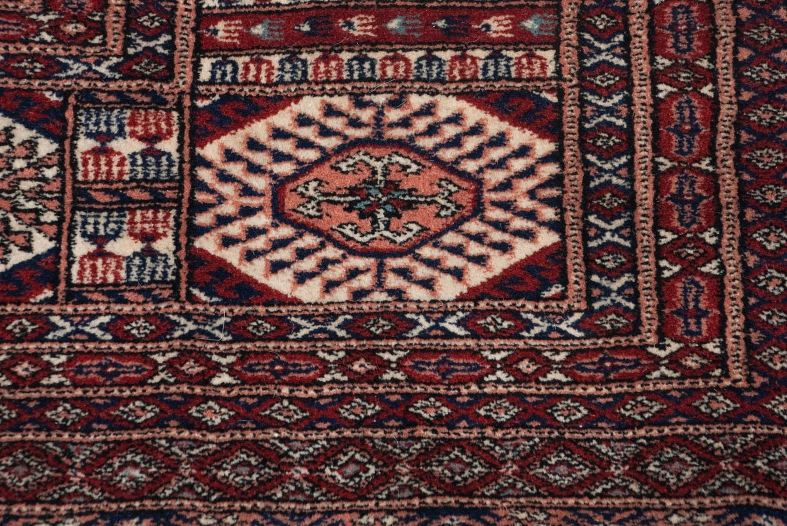 12x17.5 Vintage Fine Bokhara Carpet