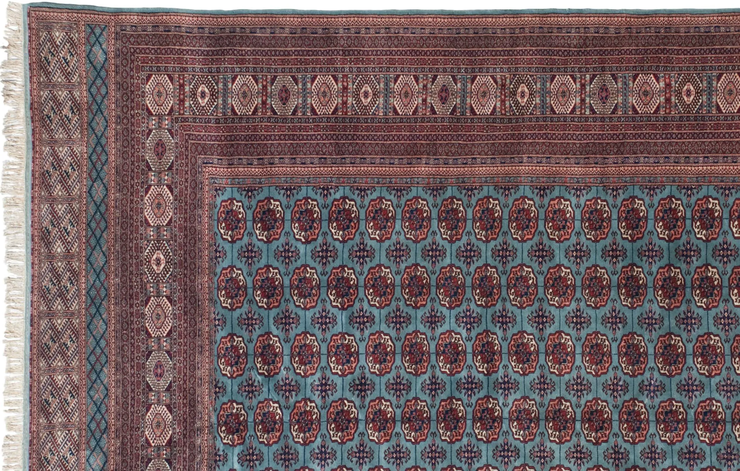 12x17.5 Vintage Fine Bokhara Carpet