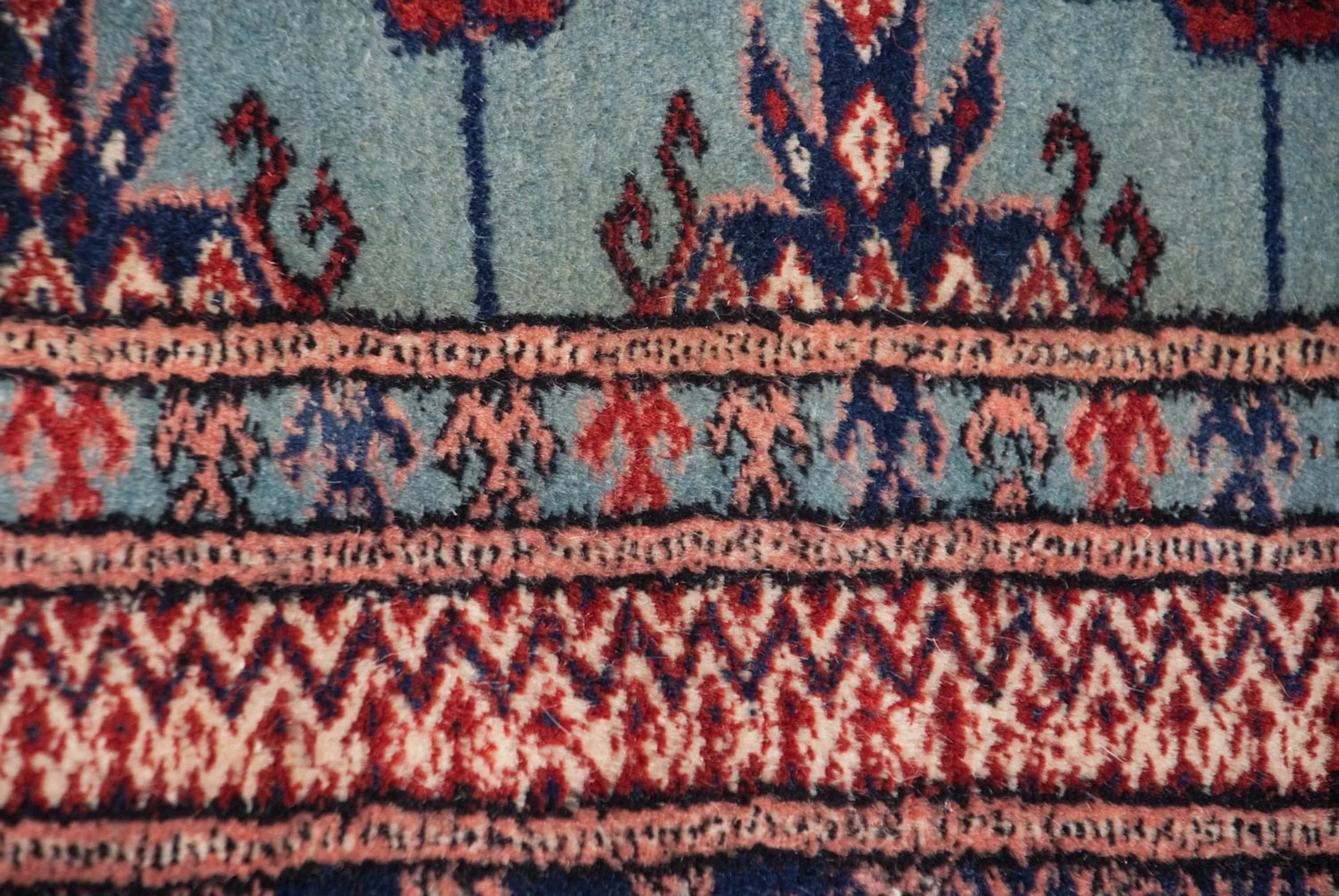 12x17.5 Vintage Fine Bokhara Carpet