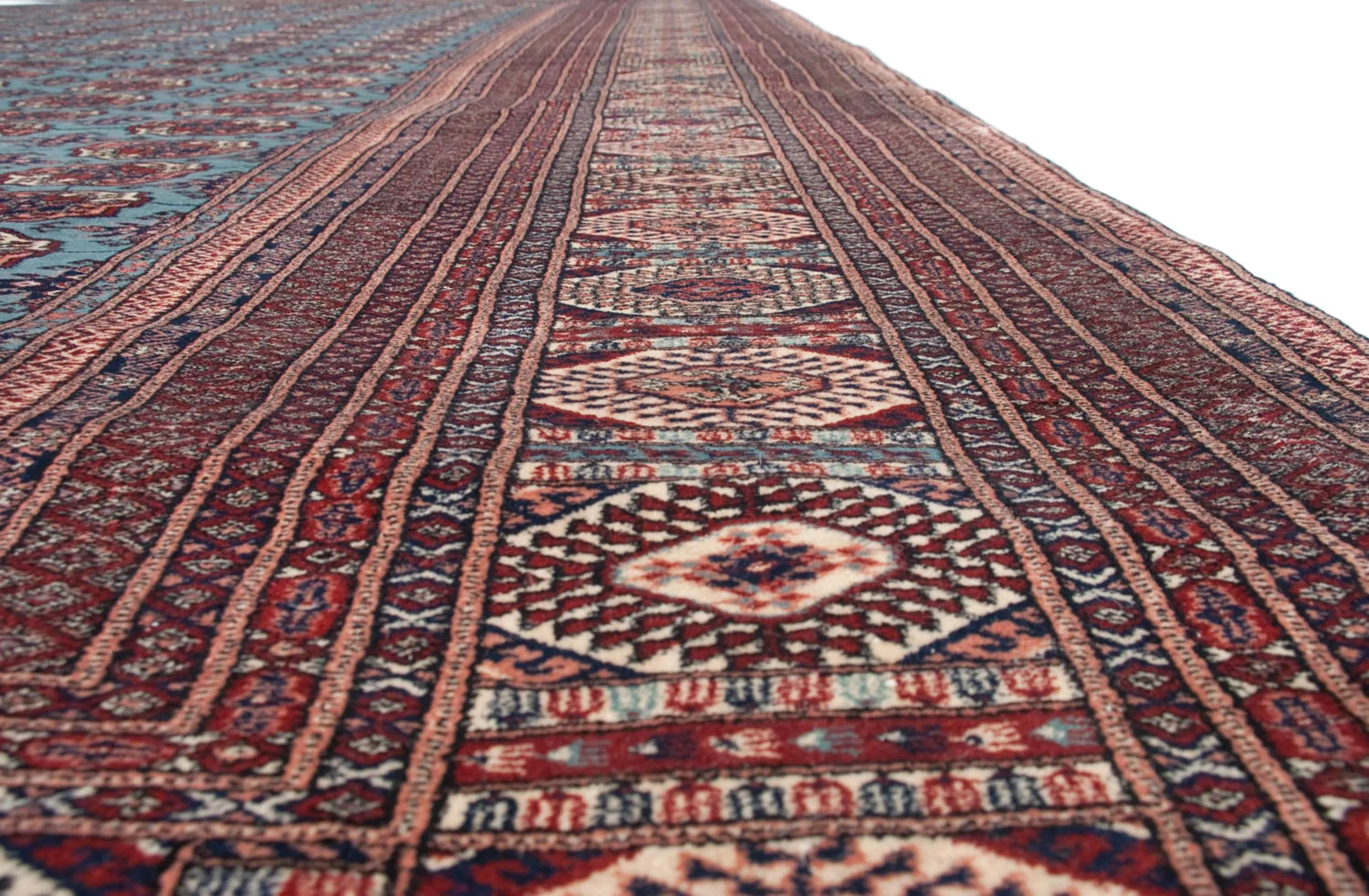 12x17.5 Vintage Fine Bokhara Carpet