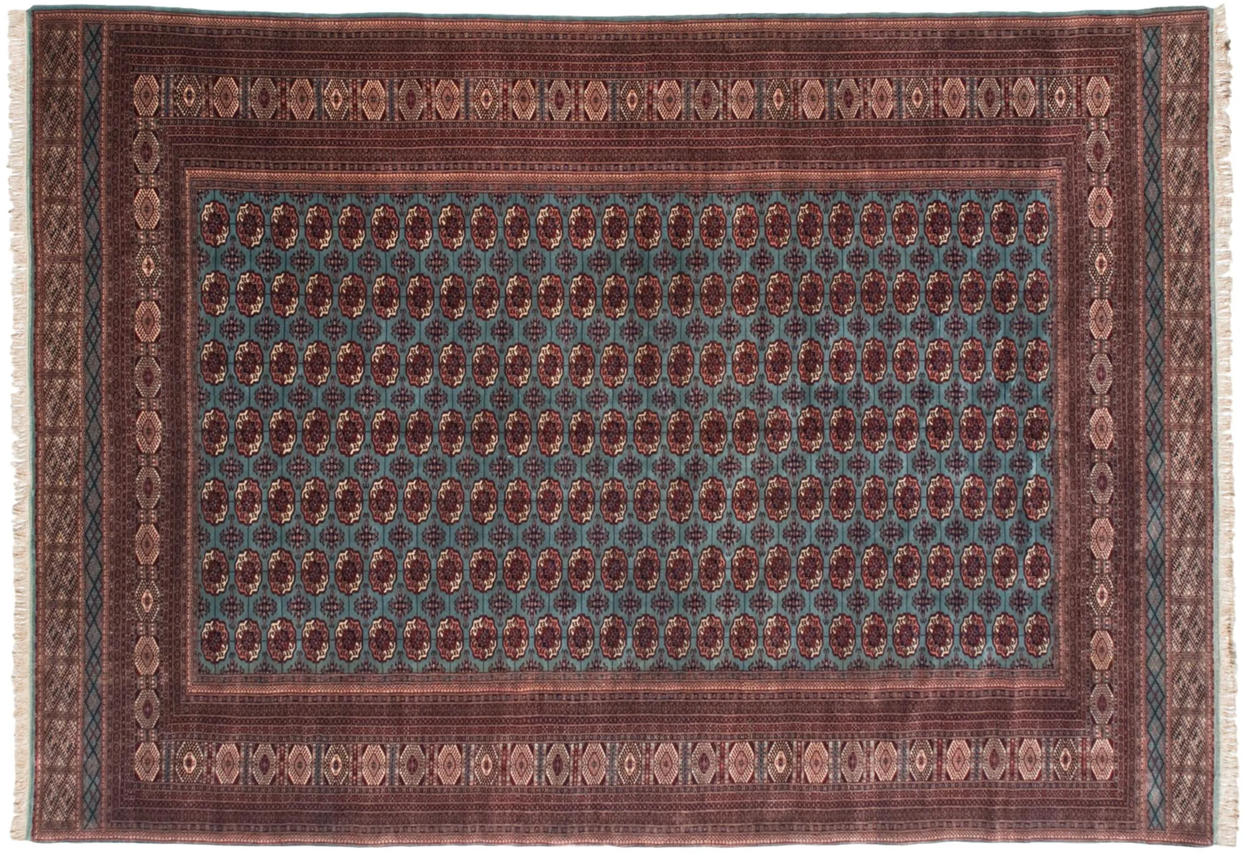 12x17.5 Vintage Fine Bokhara Carpet