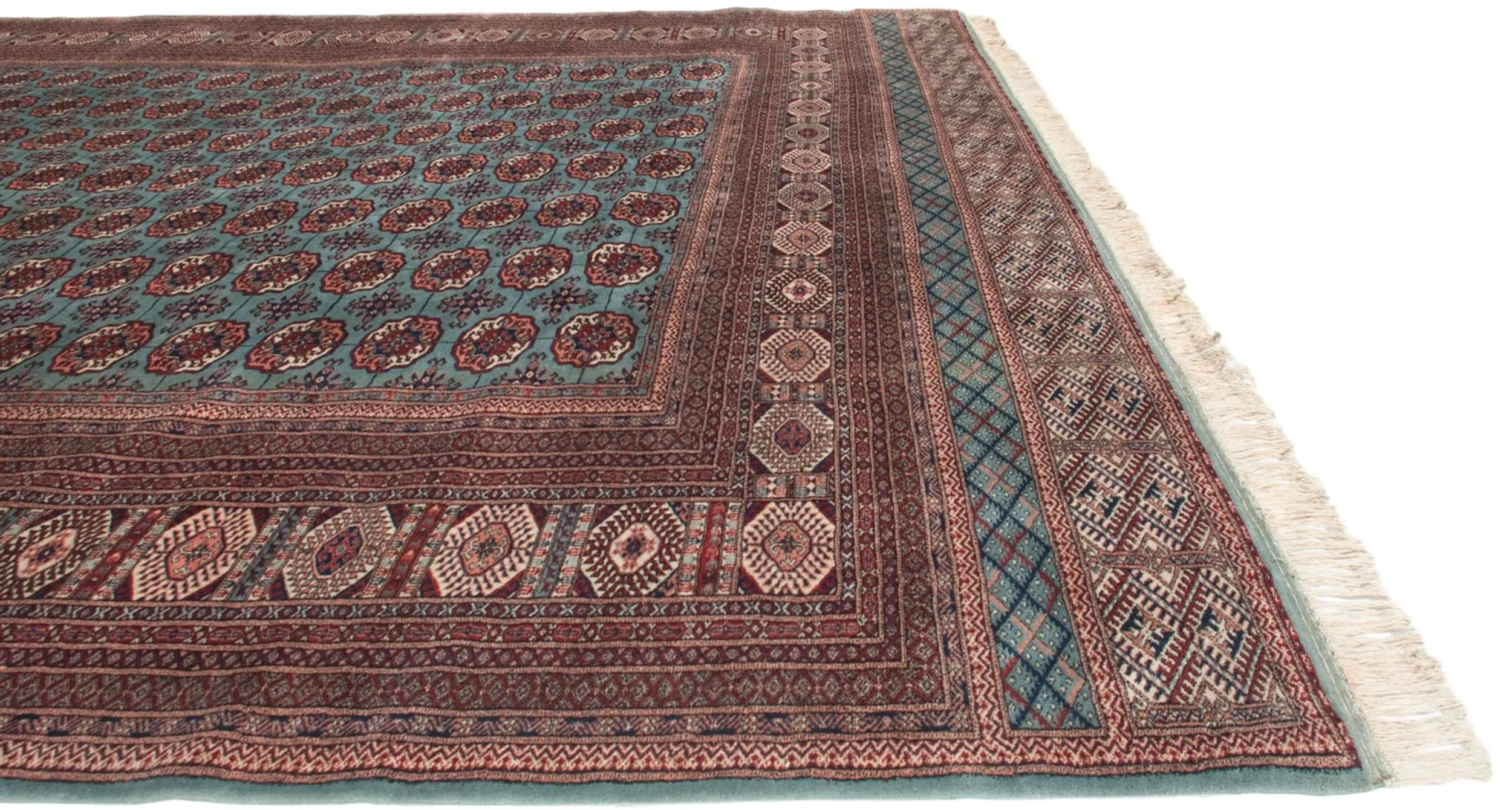 12x17.5 Vintage Fine Bokhara Carpet