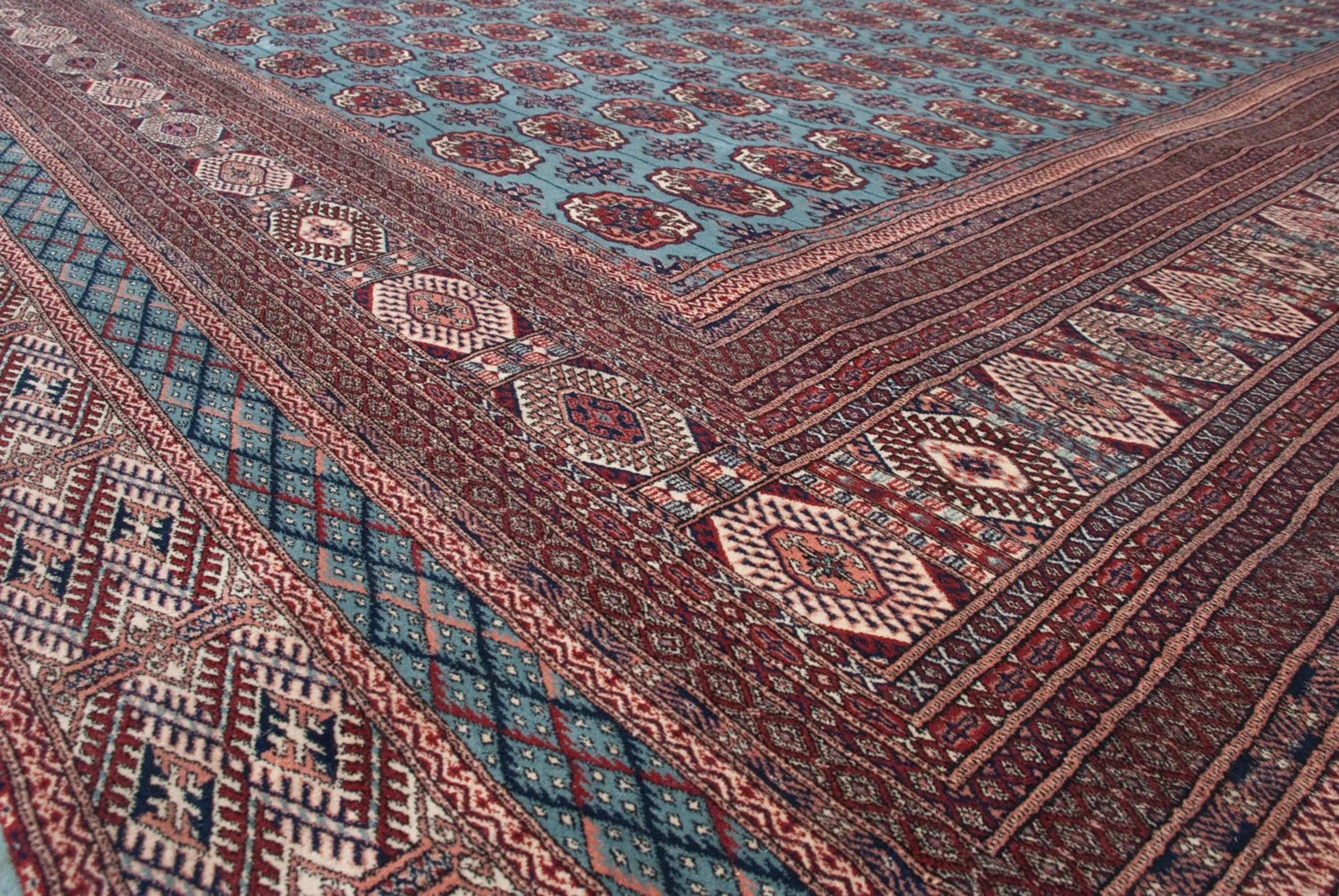 12x17.5 Vintage Fine Bokhara Carpet