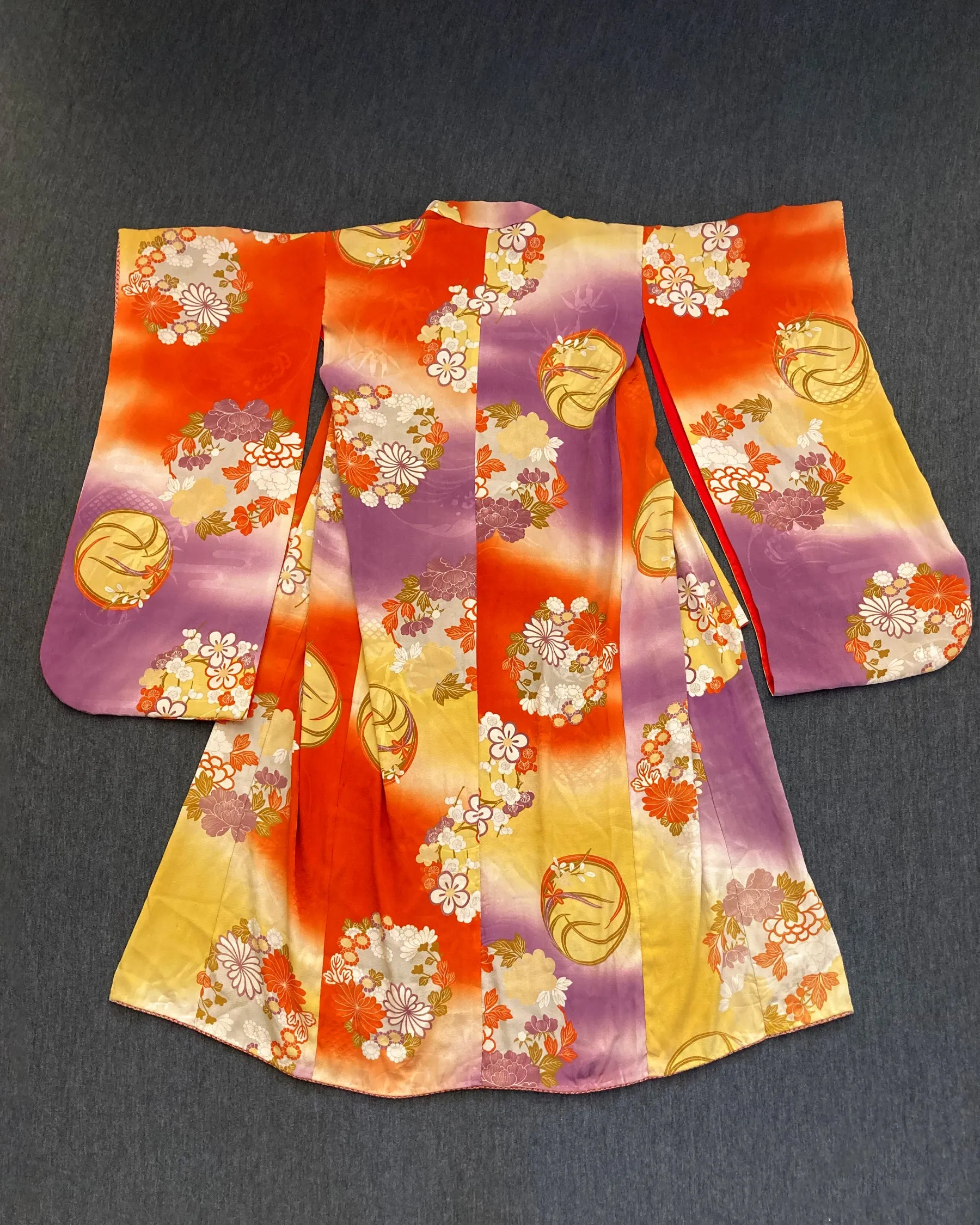 1940s Silk Floral Kimono