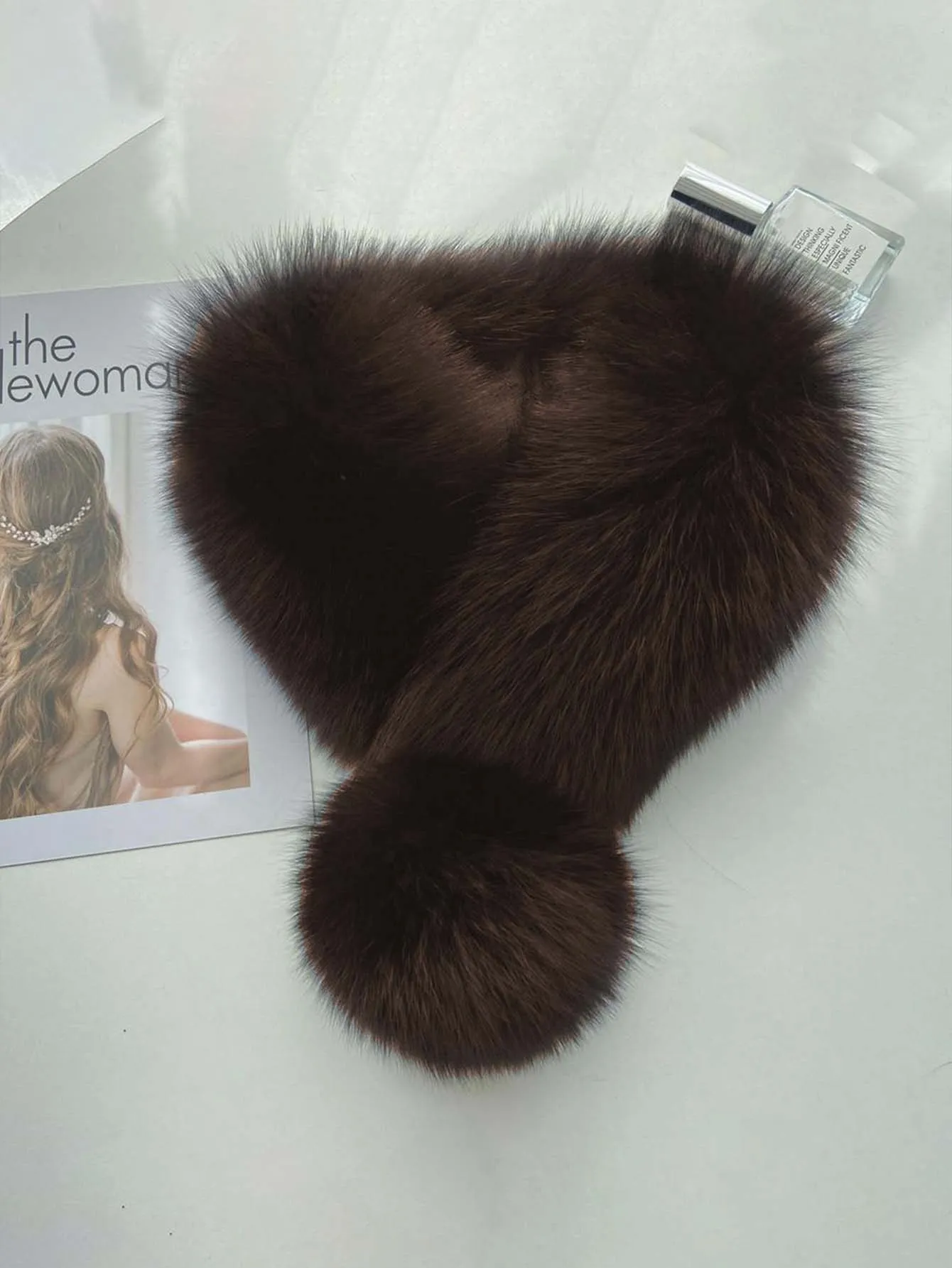 1pc Solid Color Premium Plush Ball Classic Neck Warmer - FD ⚡