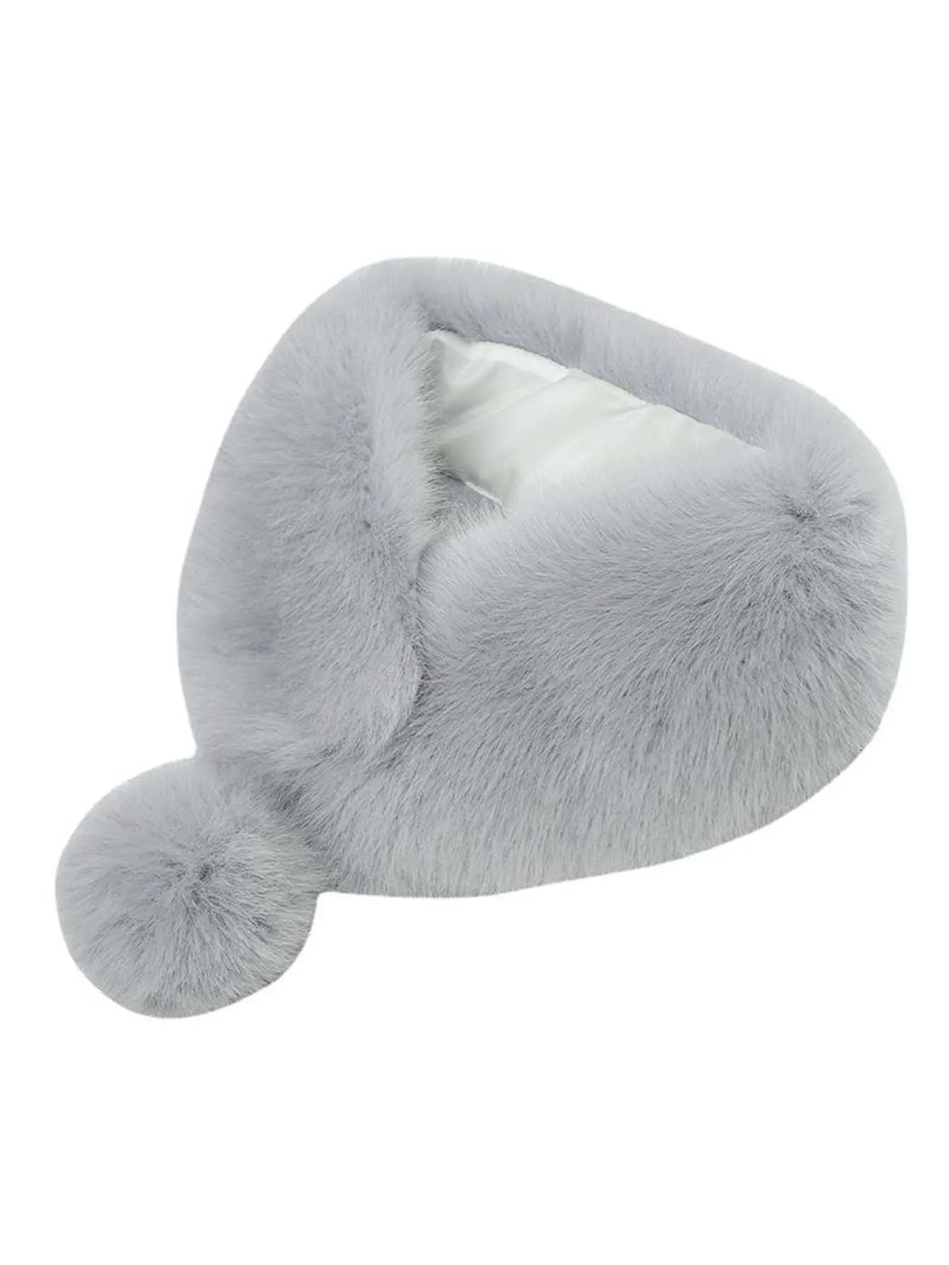 1pc Solid Color Premium Plush Ball Classic Neck Warmer - FD ⚡