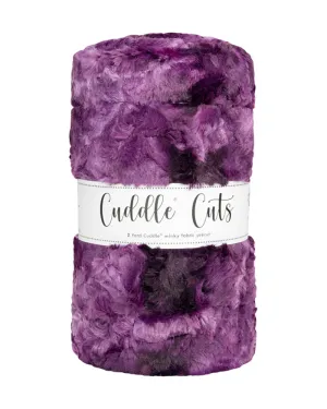 2 Yard Luxe Cuddle® Cut Galaxy Plum