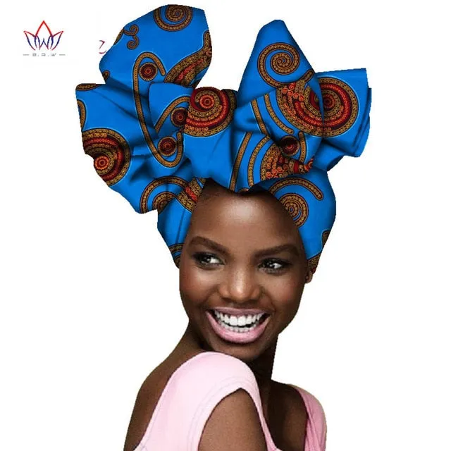2019 Beautiful African print head wraps African print turban scarf headtie for women African Print headband AF004