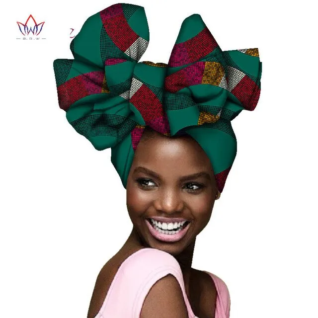 2019 Beautiful African print head wraps African print turban scarf headtie for women African Print headband AF004