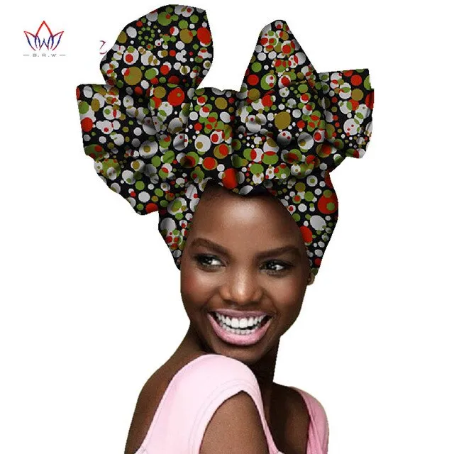 2019 Beautiful African print head wraps African print turban scarf headtie for women African Print headband AF004