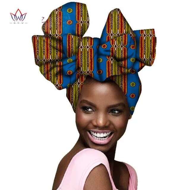 2019 Beautiful African print head wraps African print turban scarf headtie for women African Print headband AF004