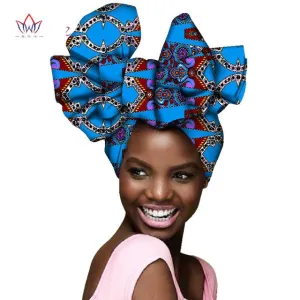 2019 Beautiful African print head wraps African print turban scarf headtie for women African Print headband AF004