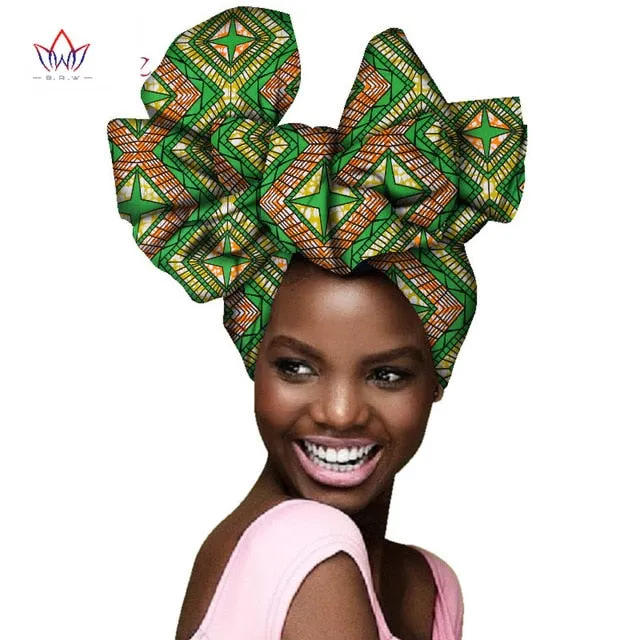2019 Beautiful African print head wraps African print turban scarf headtie for women African Print headband AF004