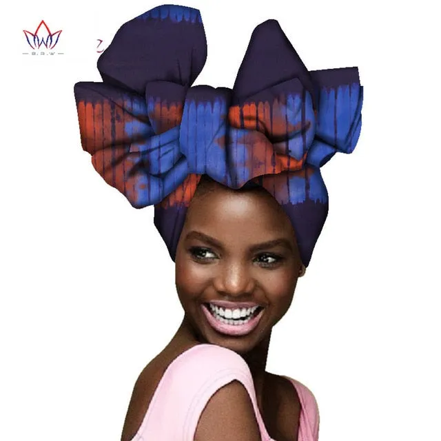 2019 Beautiful African print head wraps African print turban scarf headtie for women African Print headband AF004