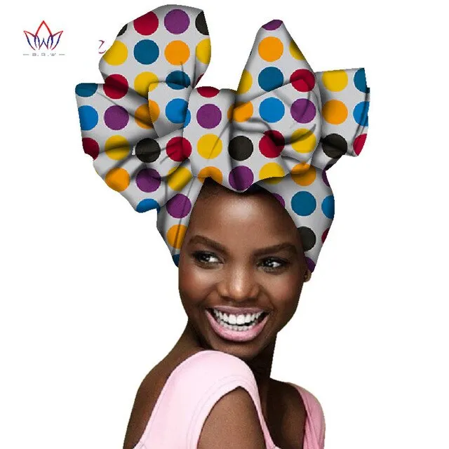 2019 Beautiful African print head wraps African print turban scarf headtie for women African Print headband AF004