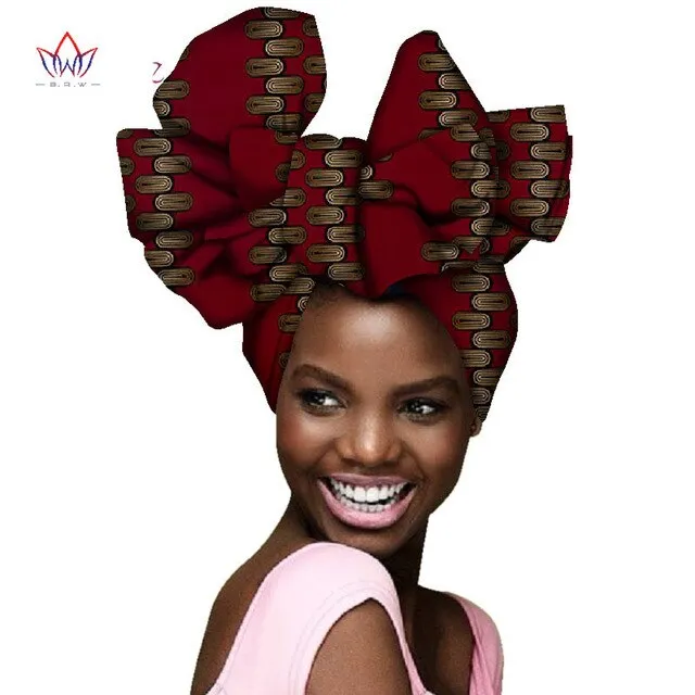 2019 Beautiful African print head wraps African print turban scarf headtie for women African Print headband AF004