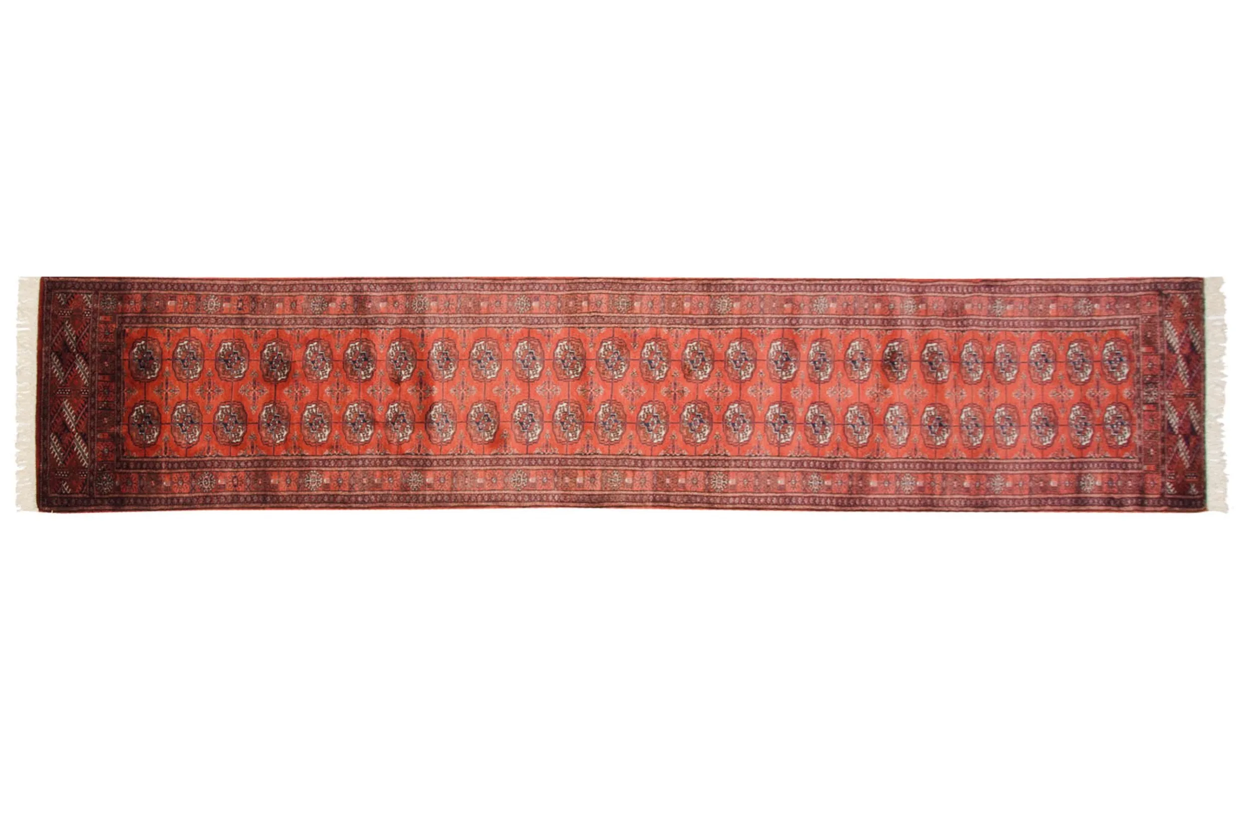 2.5x12.5 Vintage Fine Bokhara Rug Runner