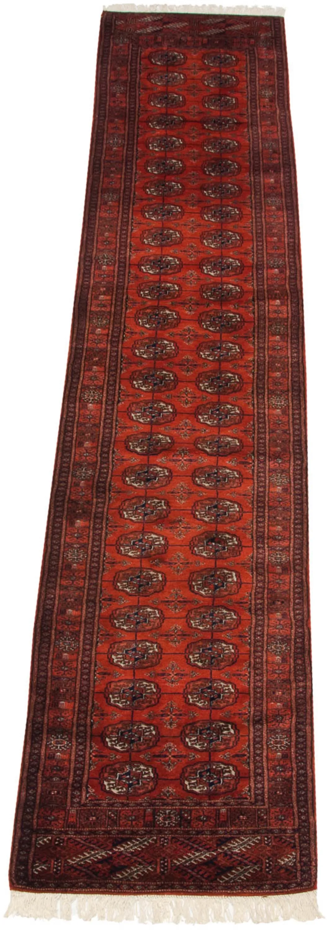 2.5x12.5 Vintage Fine Bokhara Rug Runner