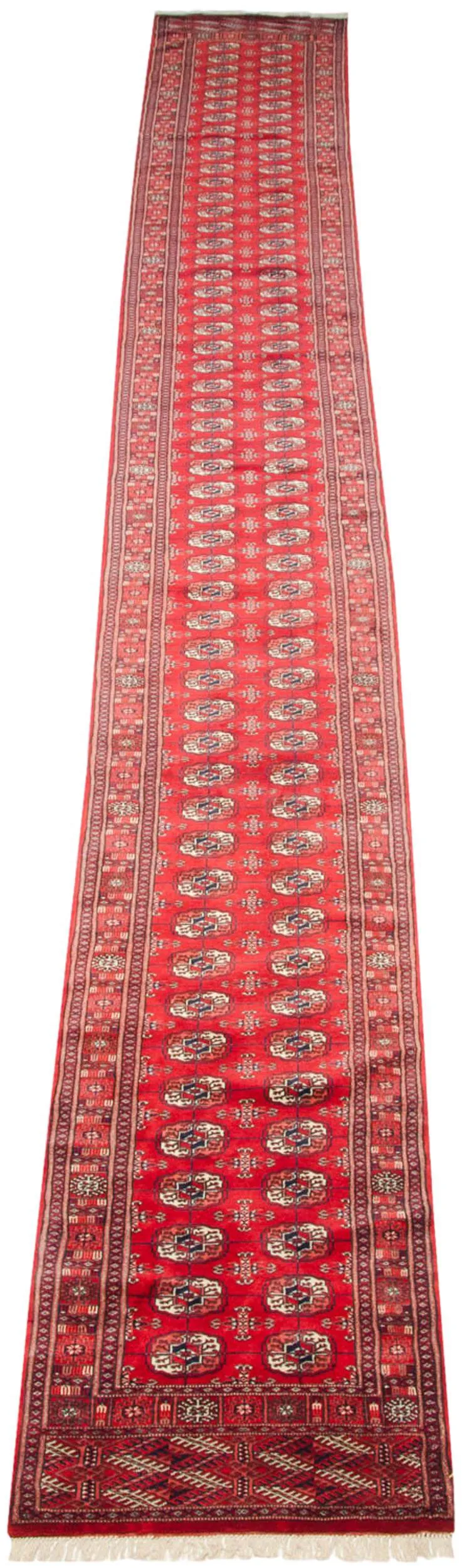2.5x21.5 Vintage Fine Bokhara Rug Runner