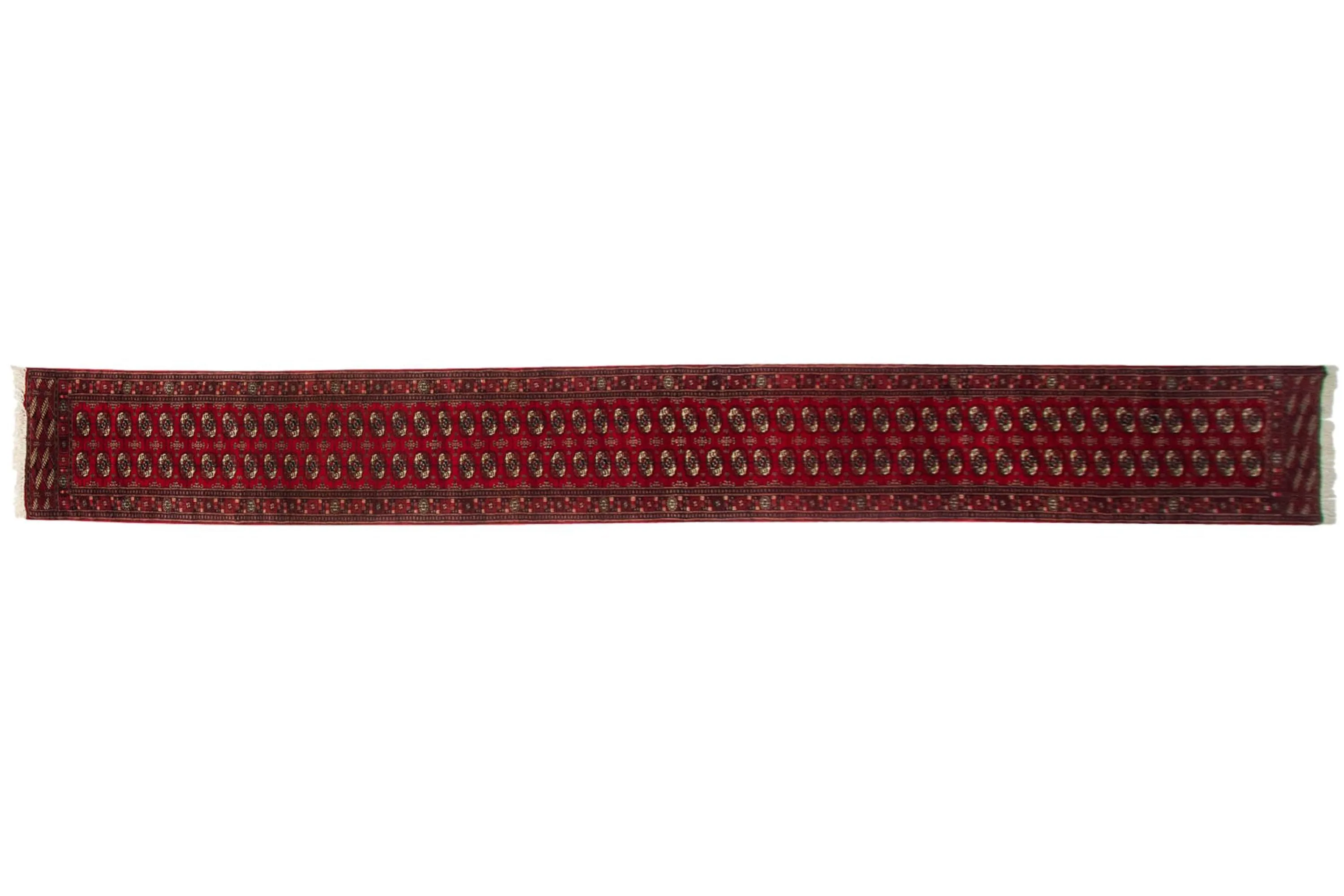 2.5x21.5 Vintage Fine Bokhara Rug Runner