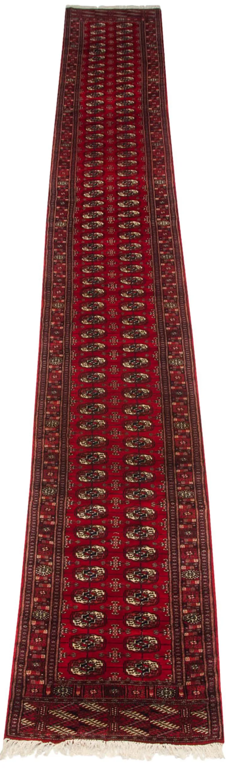 2.5x21.5 Vintage Fine Bokhara Rug Runner