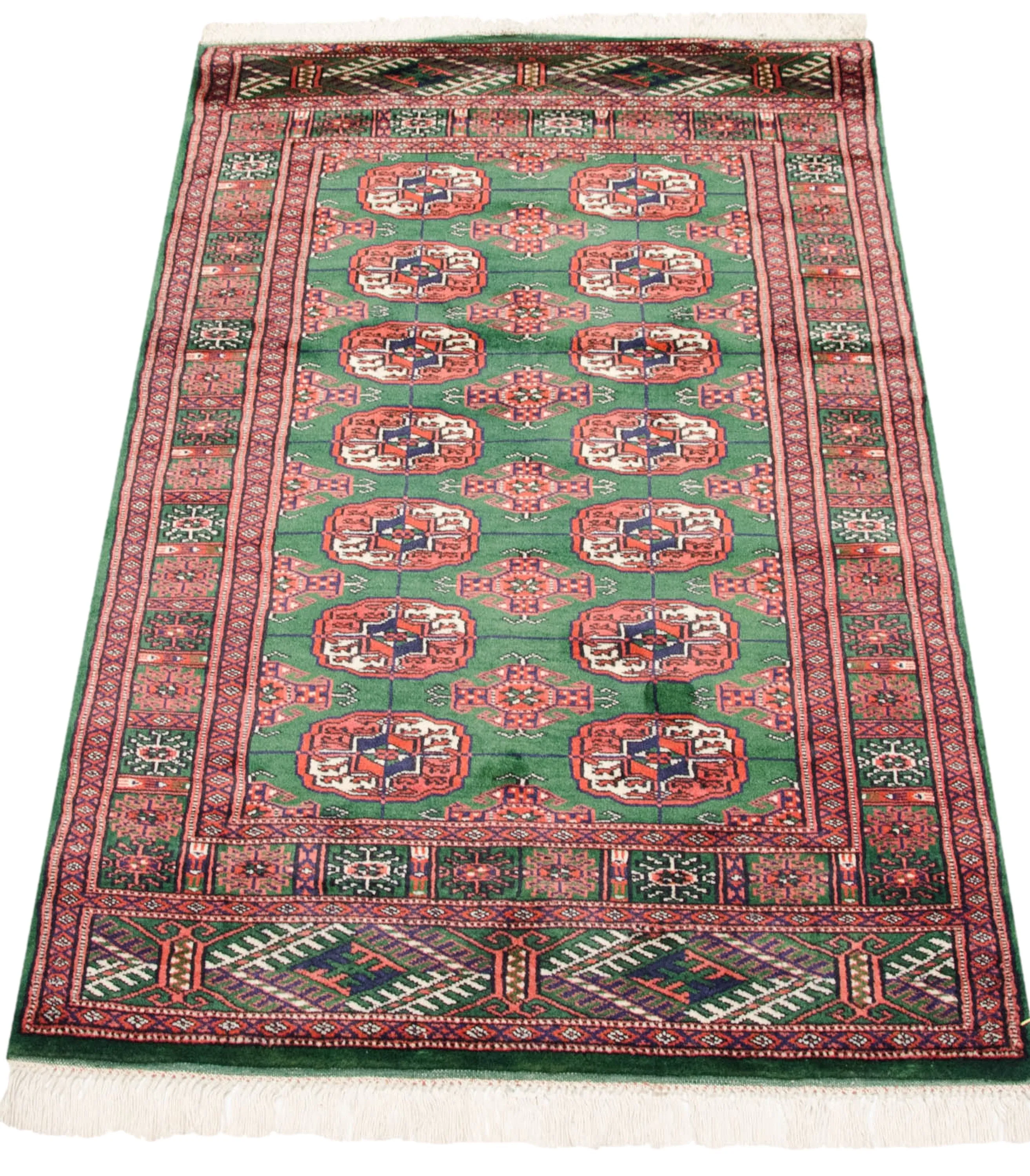 2.5x4 Vintage Fine Bokhara Rug