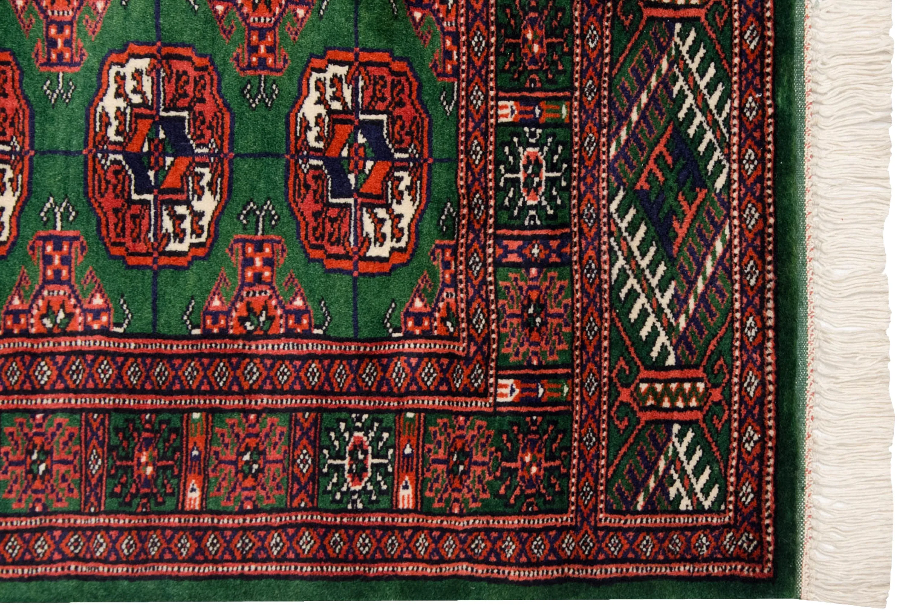 2.5x4 Vintage Fine Bokhara Rug