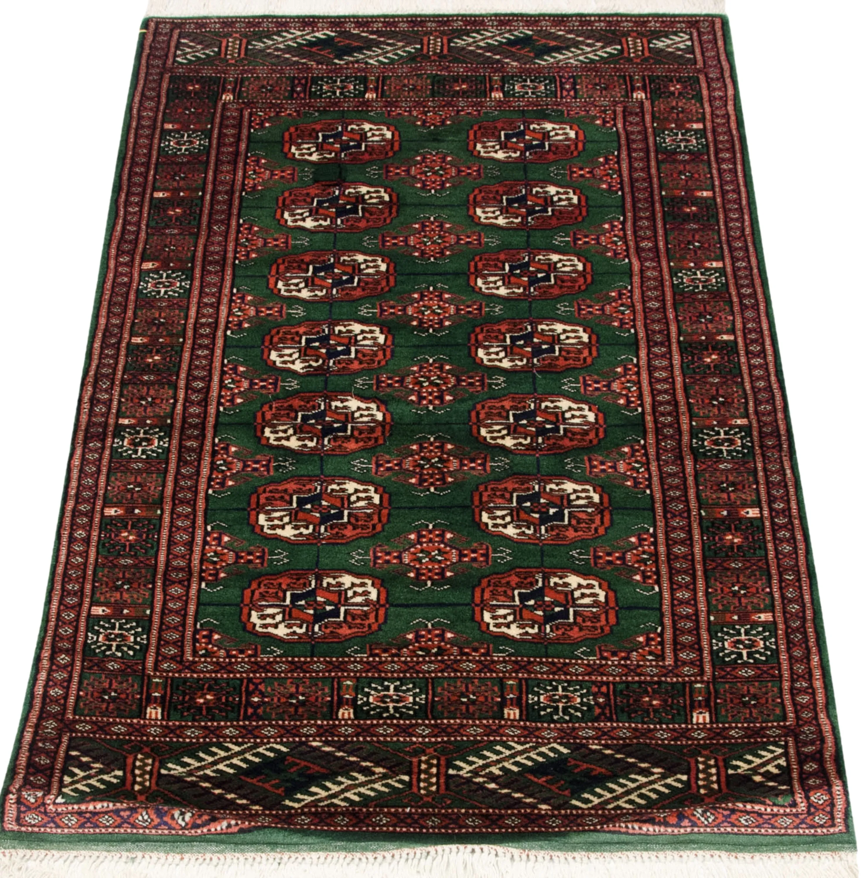 2.5x4 Vintage Fine Bokhara Rug
