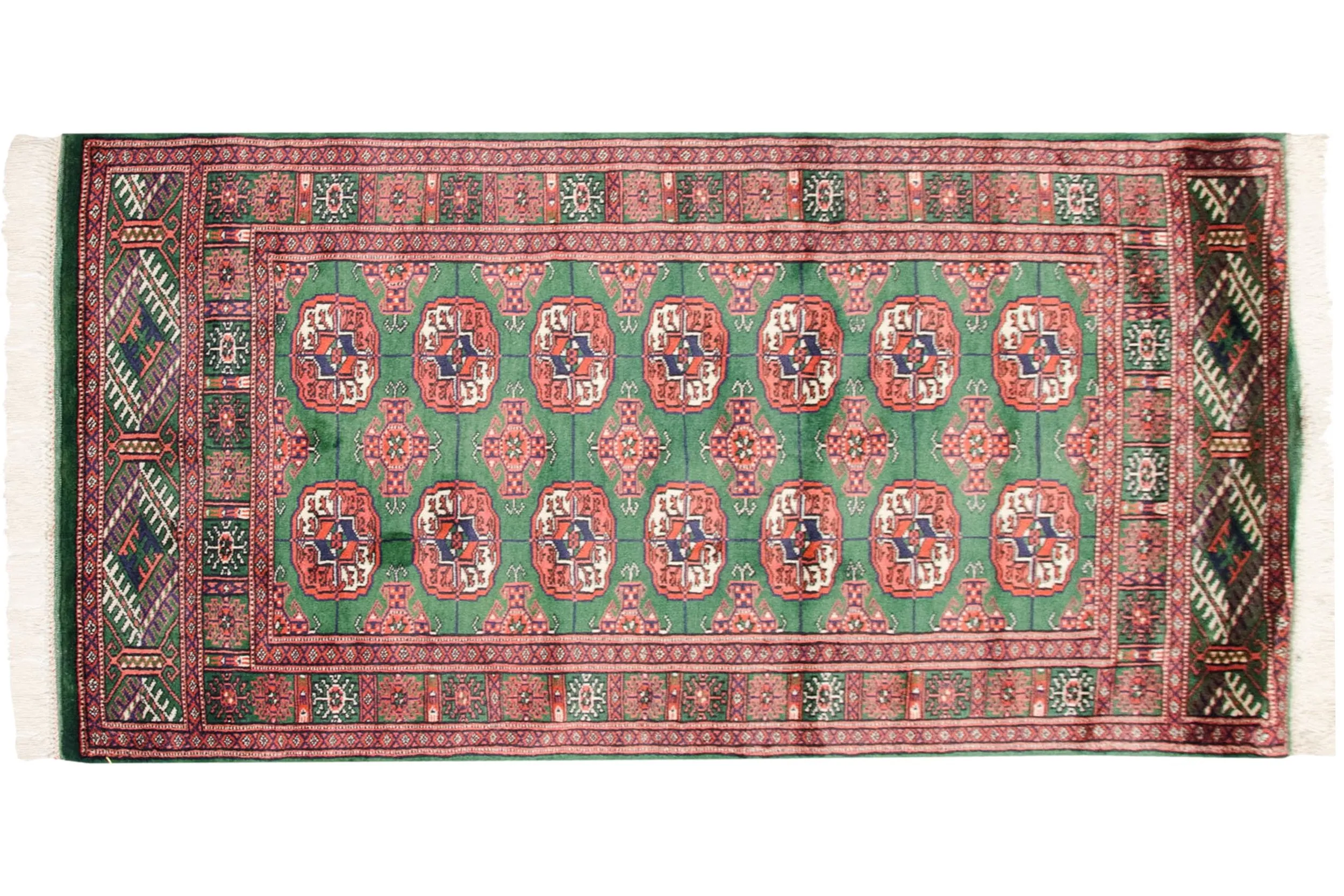 2.5x4 Vintage Fine Bokhara Rug