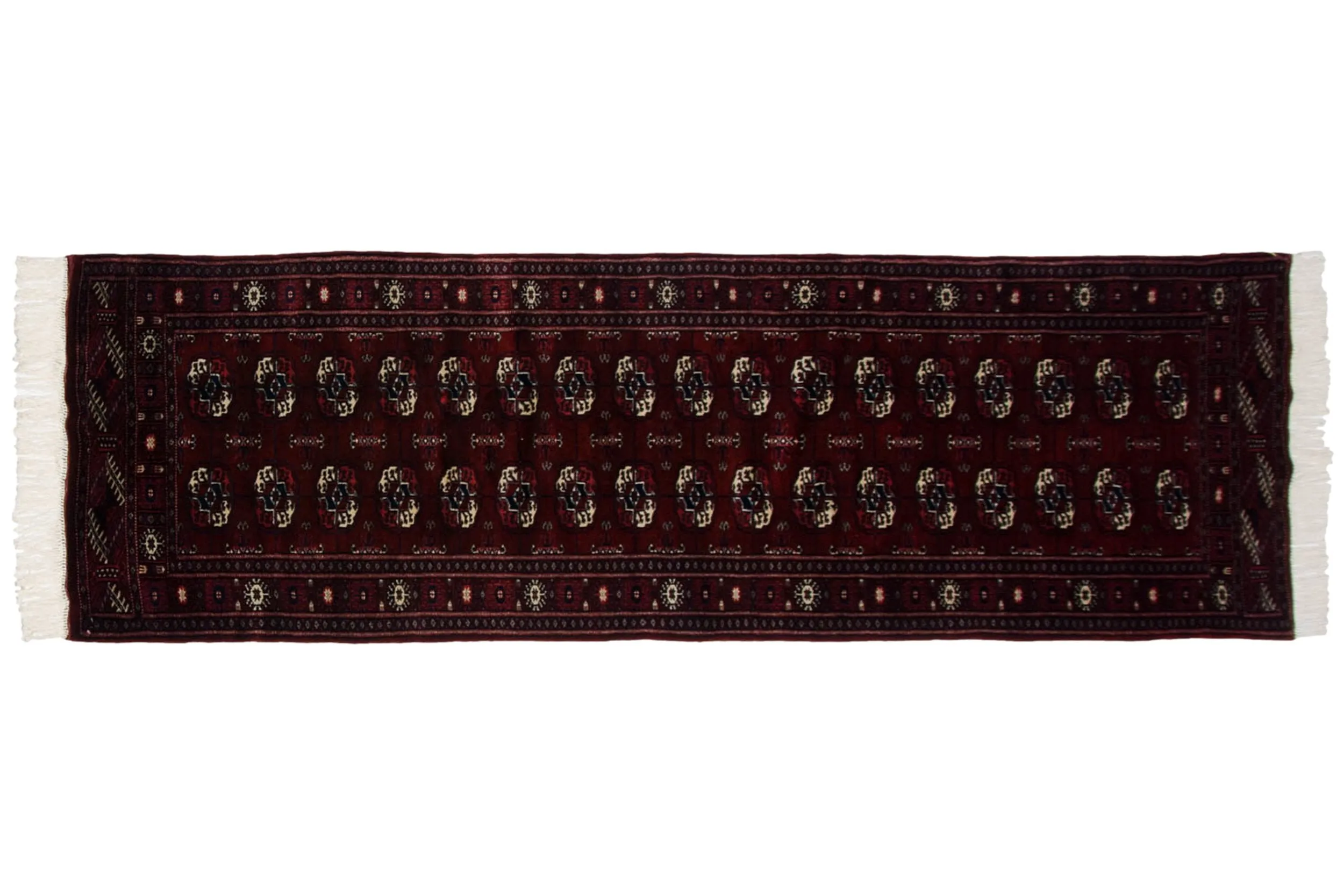 2.5x8 Vintage Fine Bokhara Rug Runner