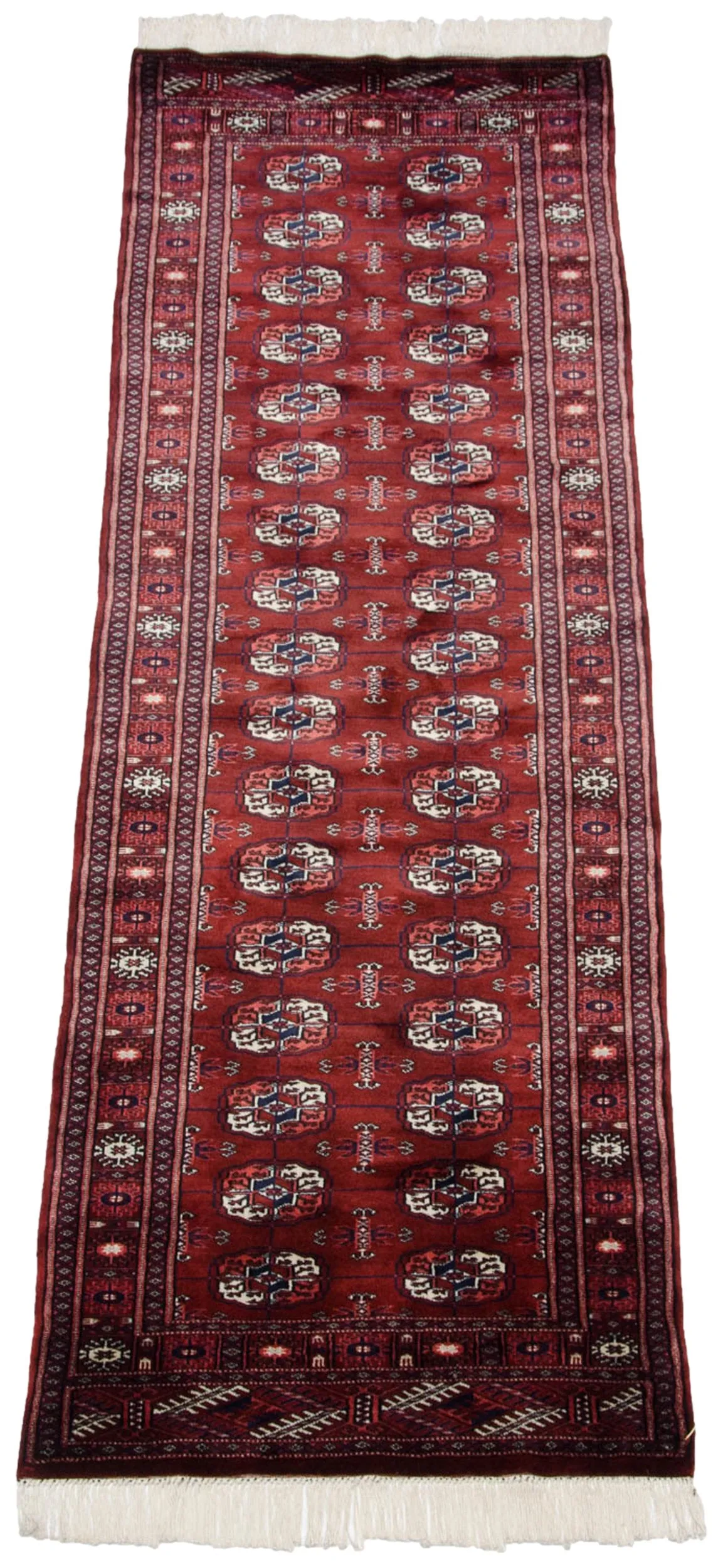 2.5x8 Vintage Fine Bokhara Rug Runner