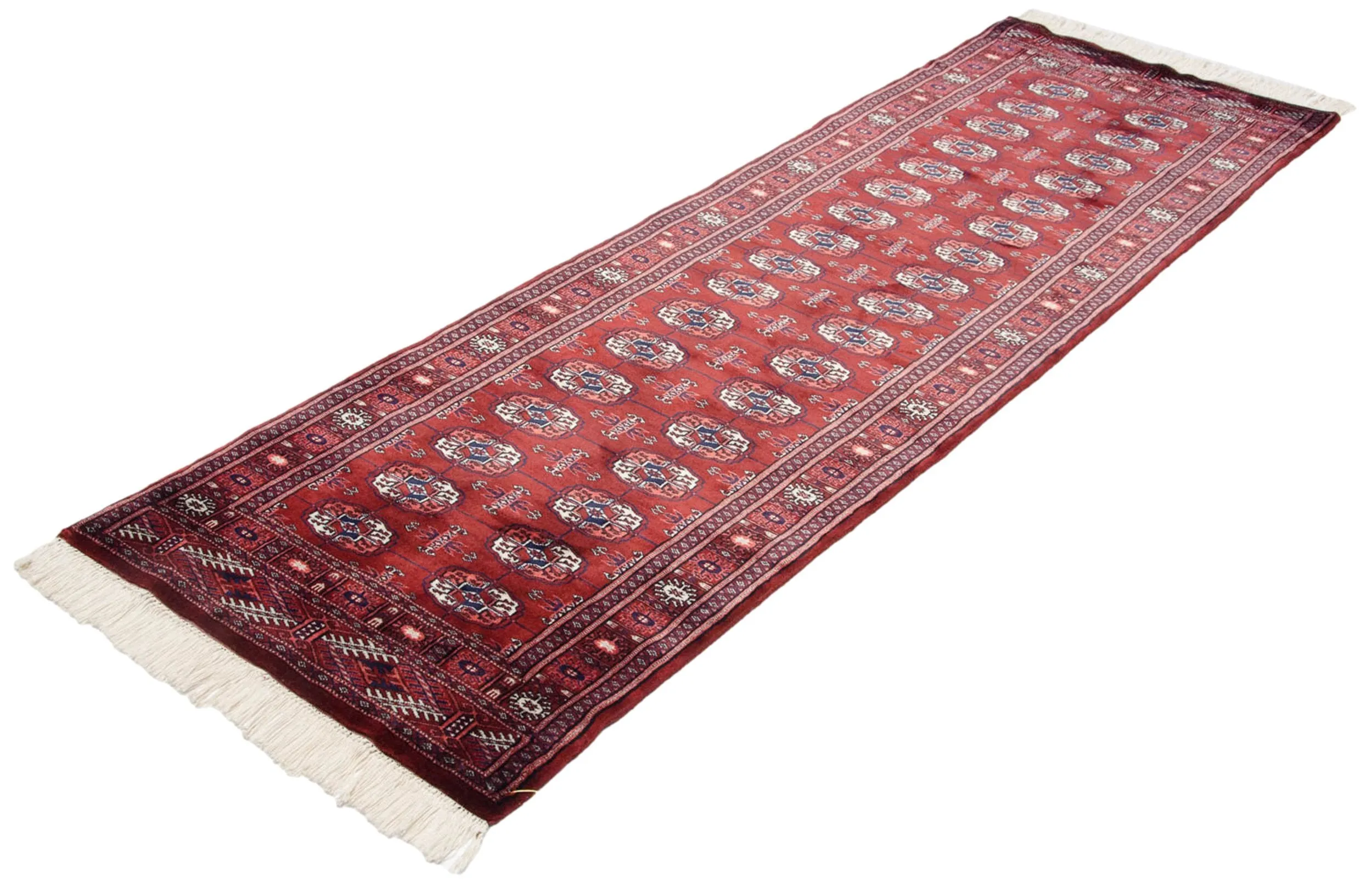 2.5x8 Vintage Fine Bokhara Rug Runner