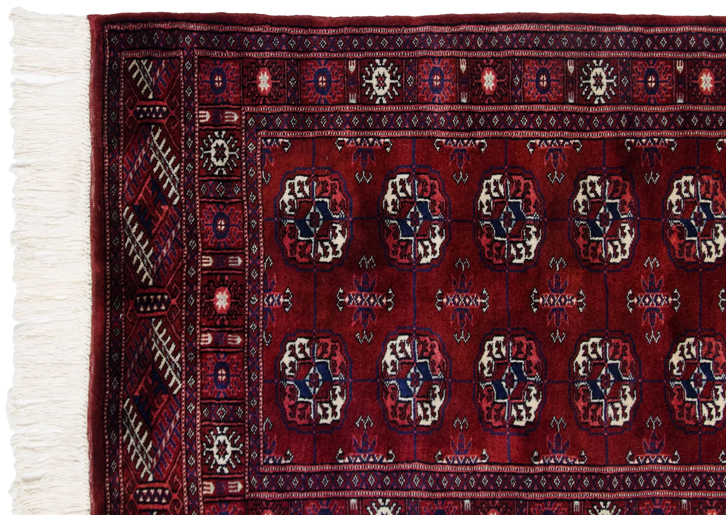 2.5x8 Vintage Fine Bokhara Rug Runner