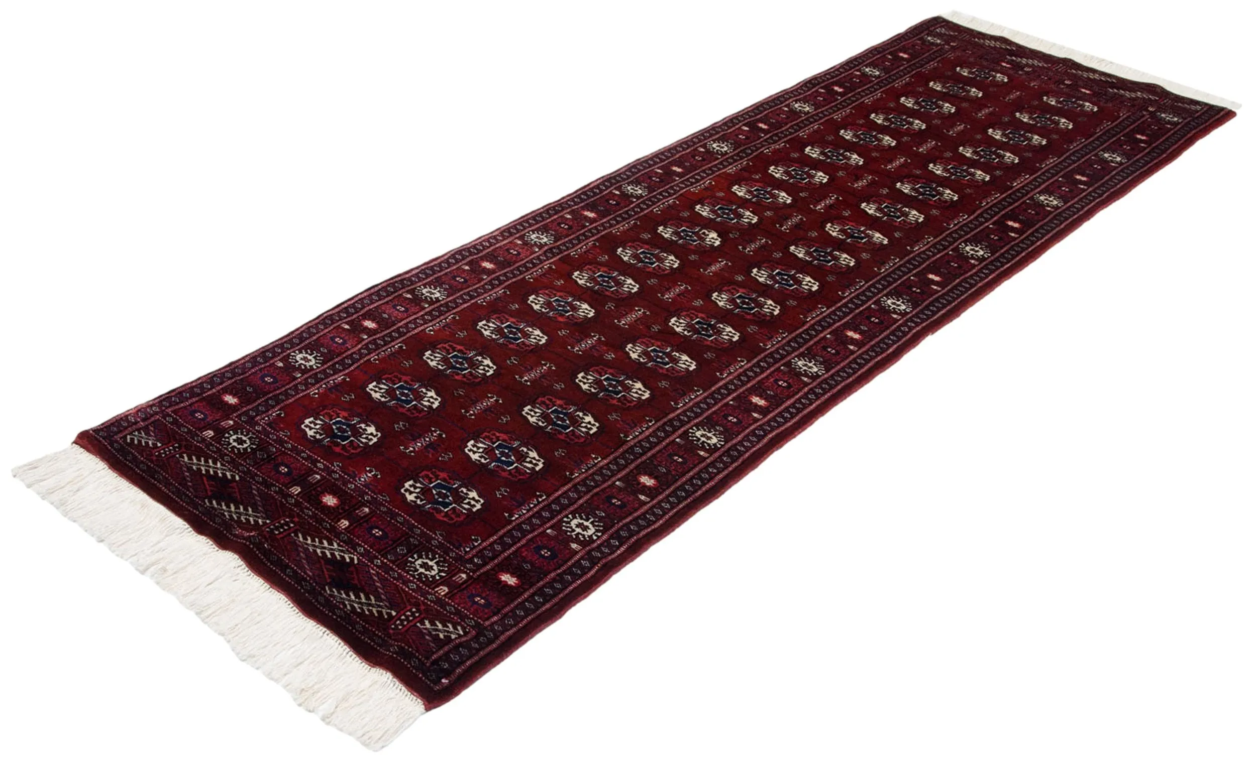 2.5x8 Vintage Fine Bokhara Rug Runner