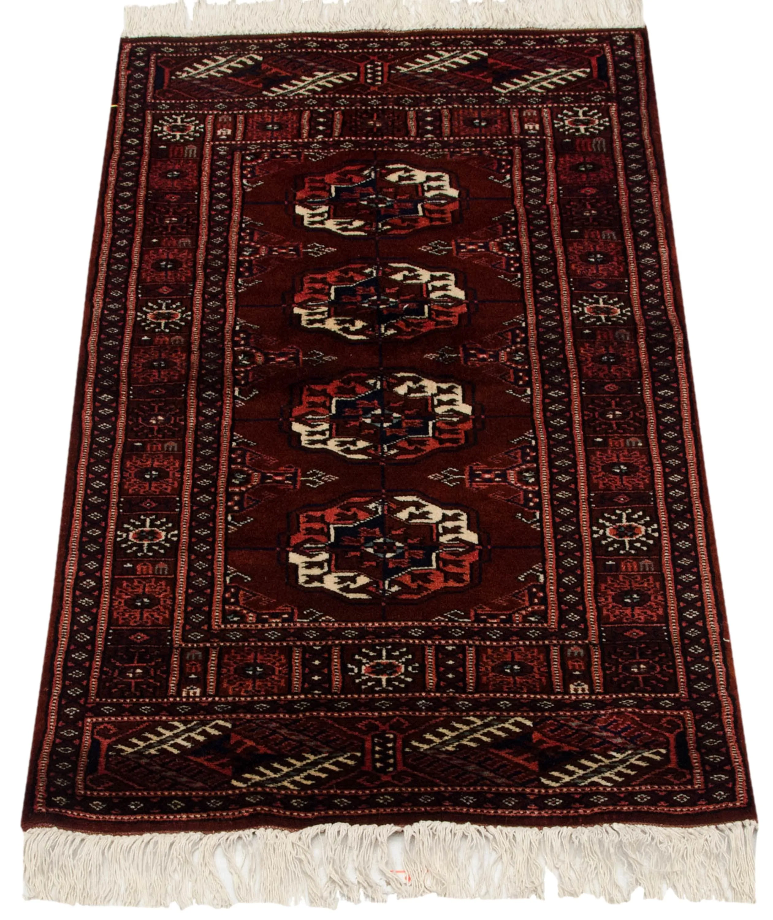 2x3 Vintage Fine Bokhara Rug Mat