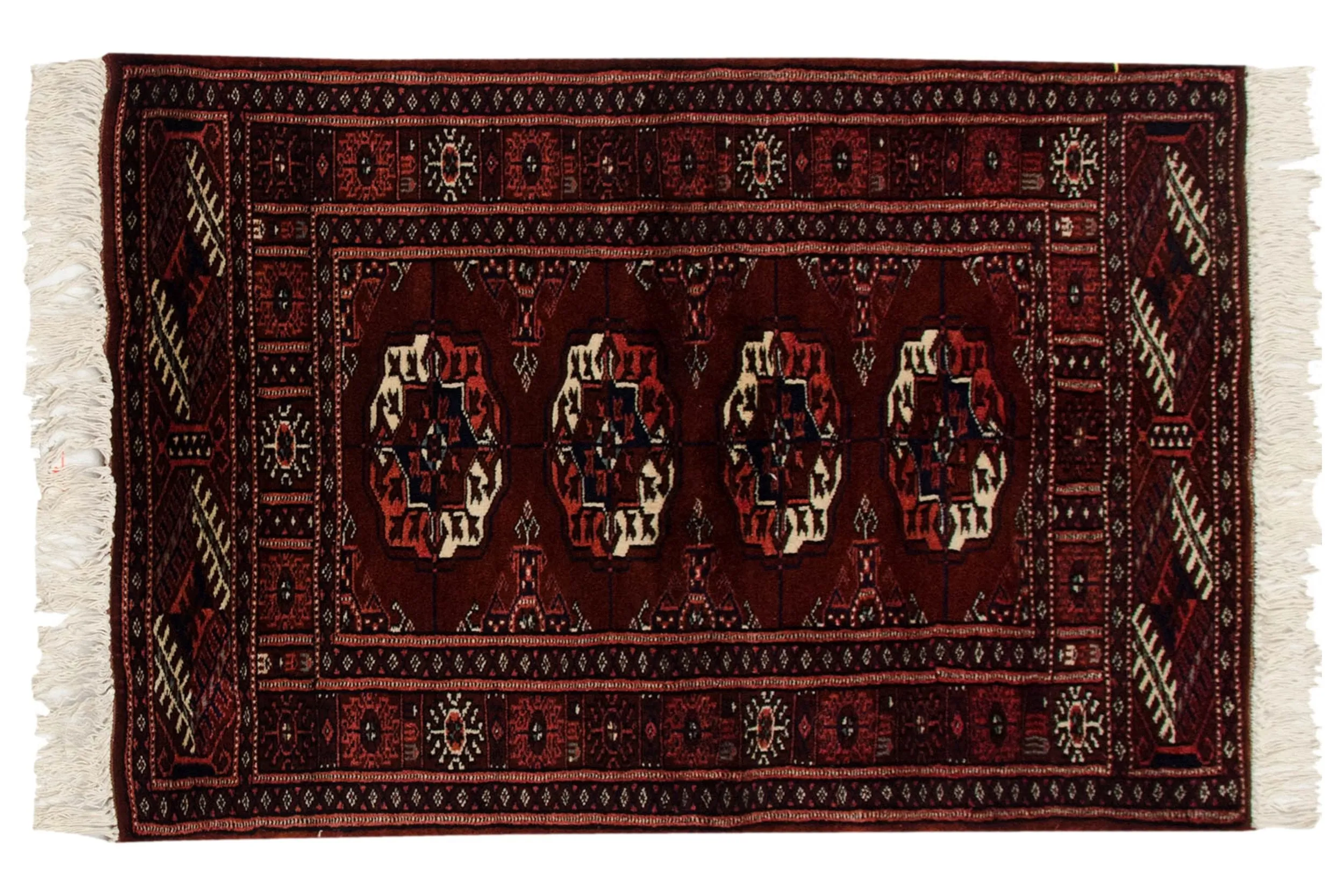2x3 Vintage Fine Bokhara Rug Mat