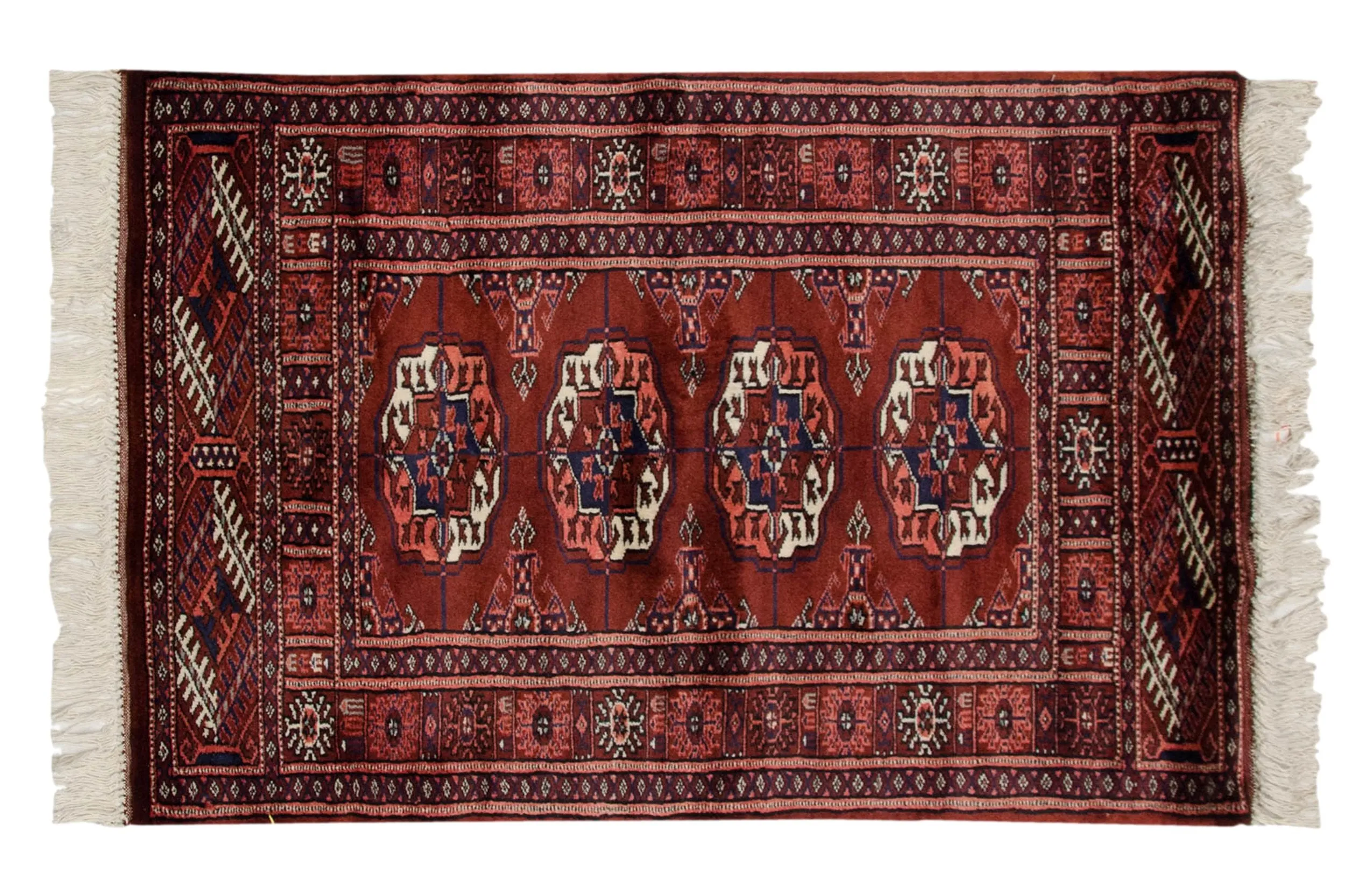 2x3 Vintage Fine Bokhara Rug Mat