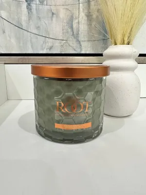 3 Wick Honeycomb Root Candle-Woodlands