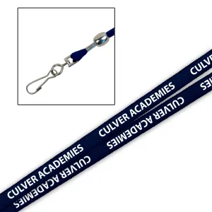 3/8″ Printed CA Lanyard - Navy